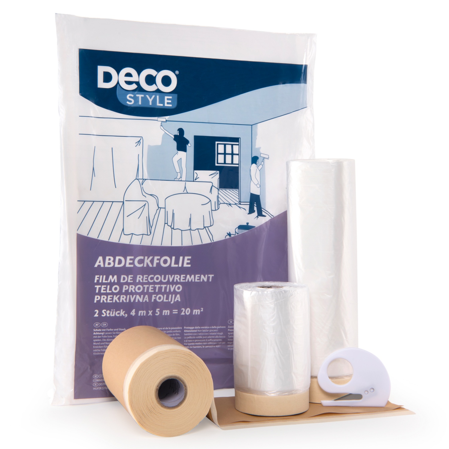 DECO STYLE Abdeckfolien-Set