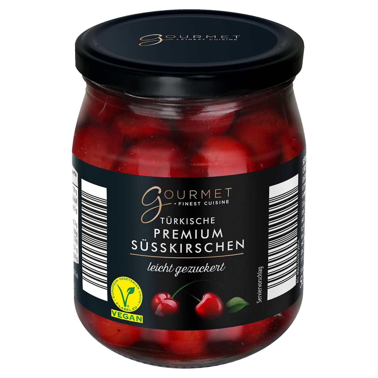 GOURMET FINEST CUISINE Türkische Premium-Süßkirschen 550 g