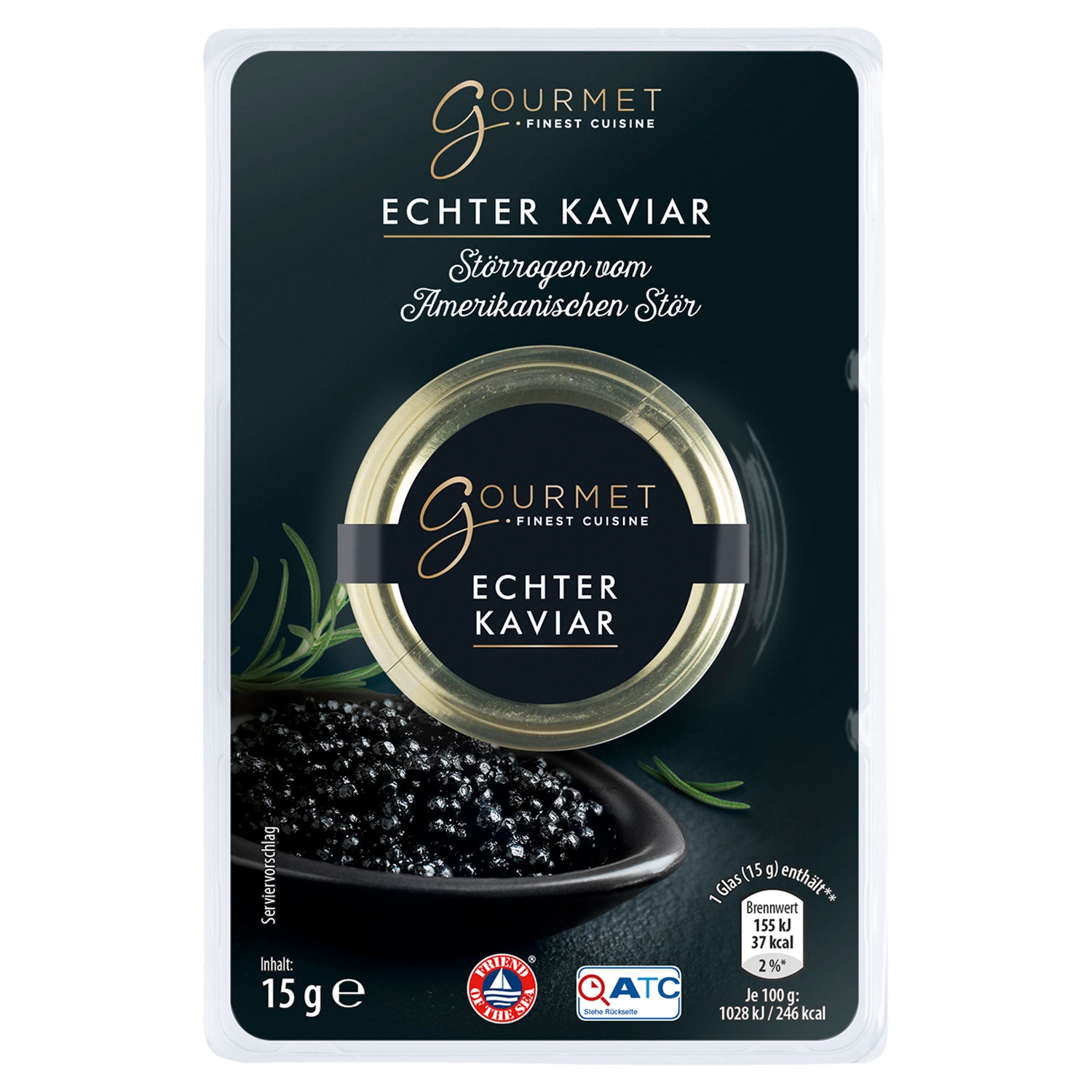 GOURMET FINEST CUISINE Echter Kaviar 15 g