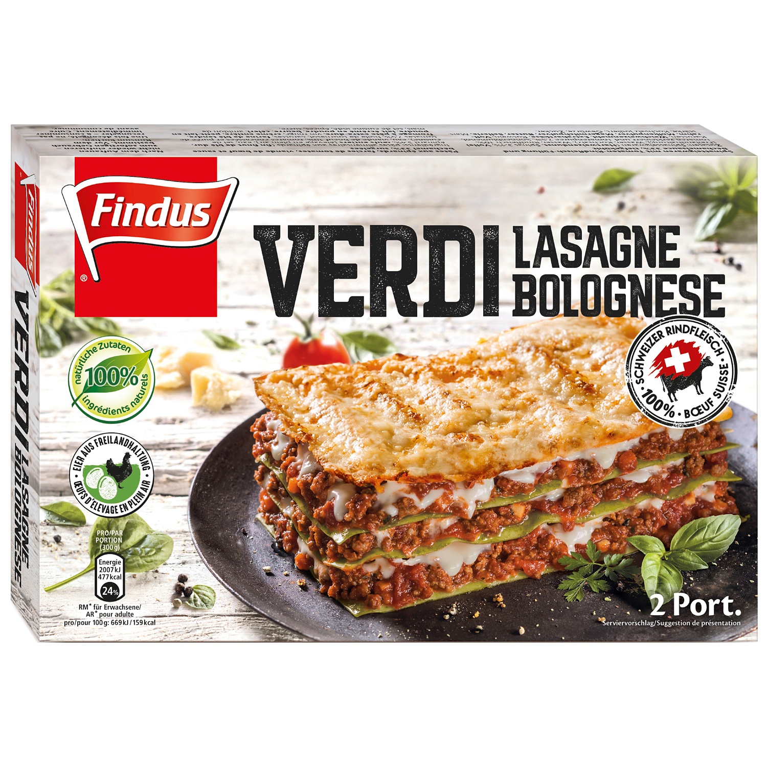 FINDUS Lasagne, Verdi