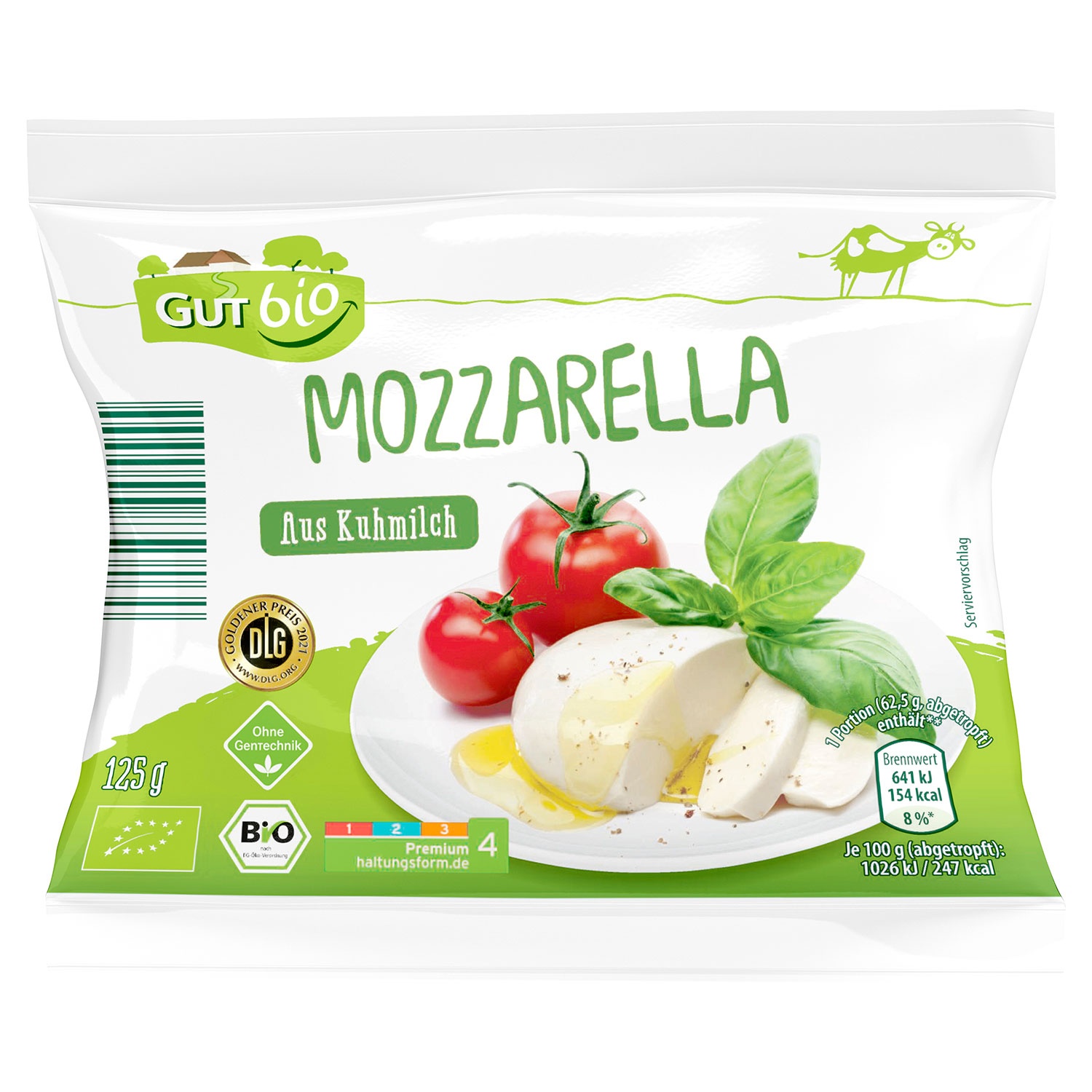 GUT BIO Bio-Mozzarella 220 g