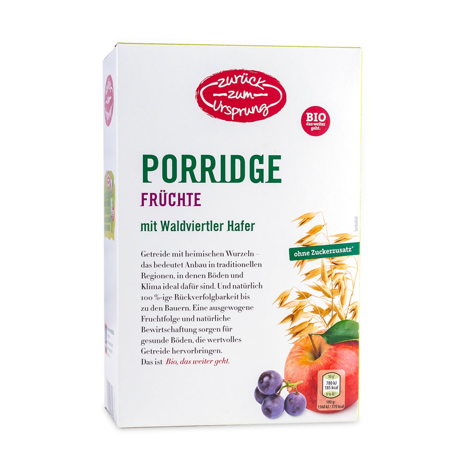 ZURÜCK ZUM URSPRUNG BIO-Porridge Früchte