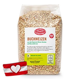 ZURÜCK ZUM URSPRUNG Österr. BIO-Kornvariation, Buchweizen