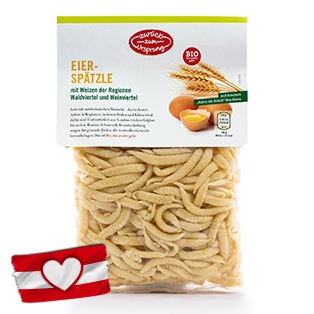 ZURÜCK ZUM URSPRUNG BIO-Teigwaren, Eierspätzle