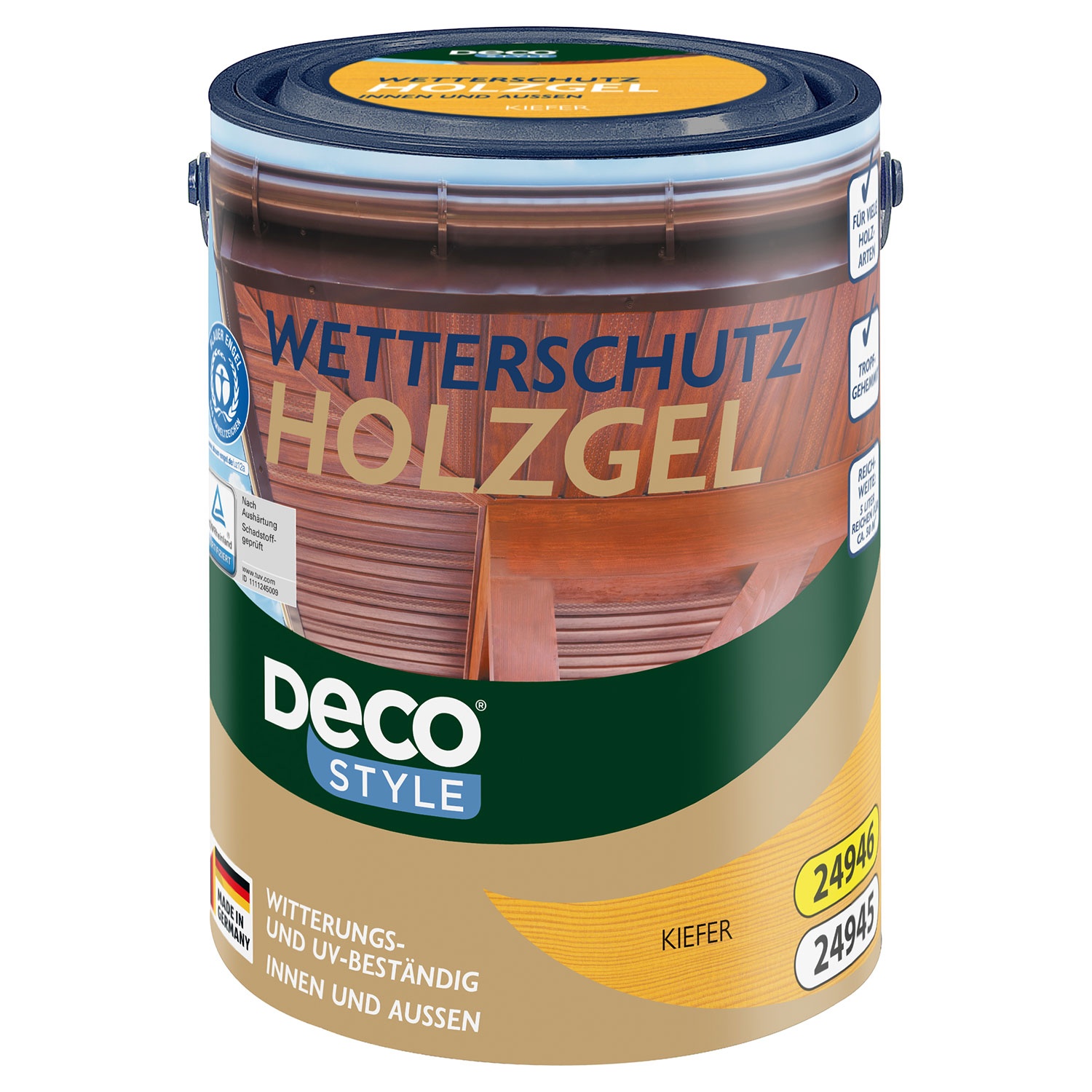 DECO STYLE® Wetterschutz-Holzgel 5 l