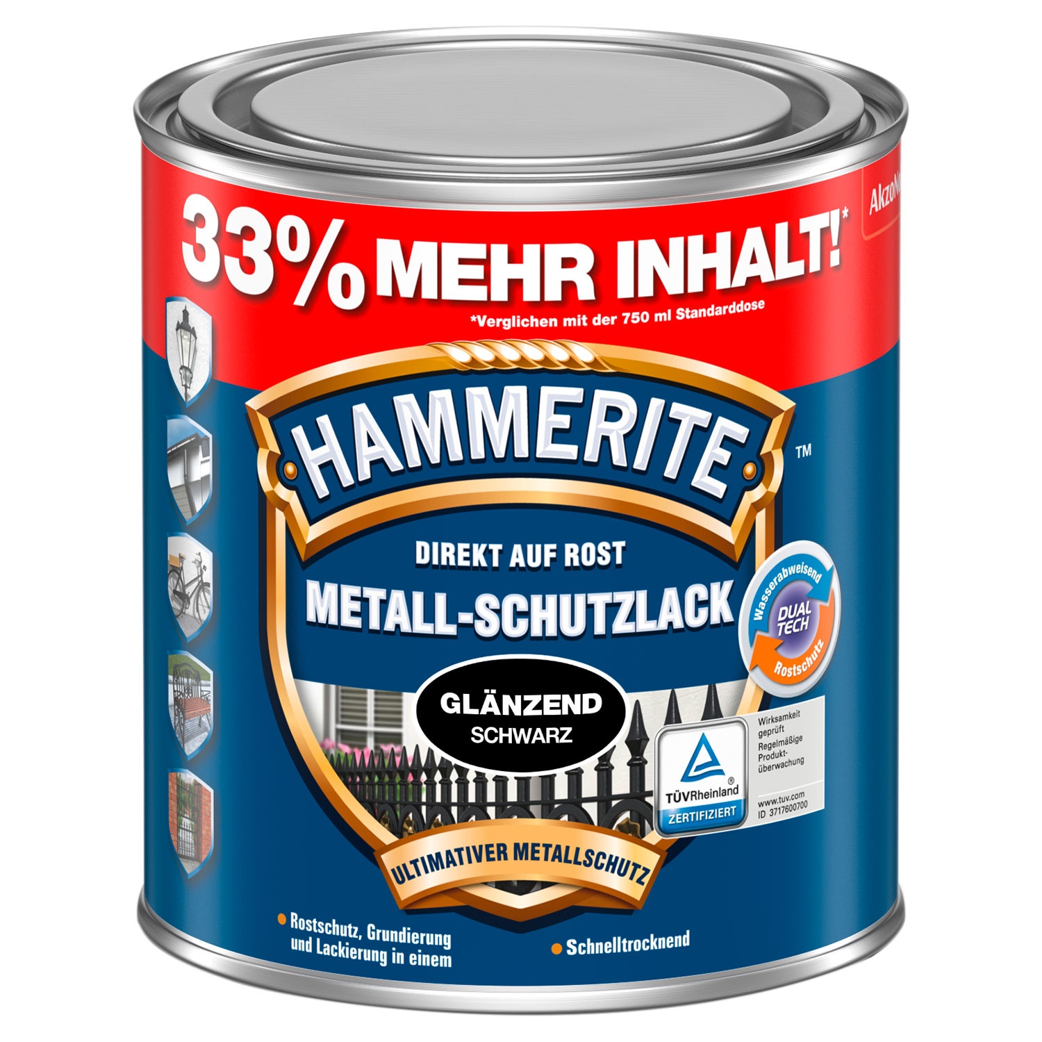 HAMMERITE™ Metall-Schutzlack 1 l