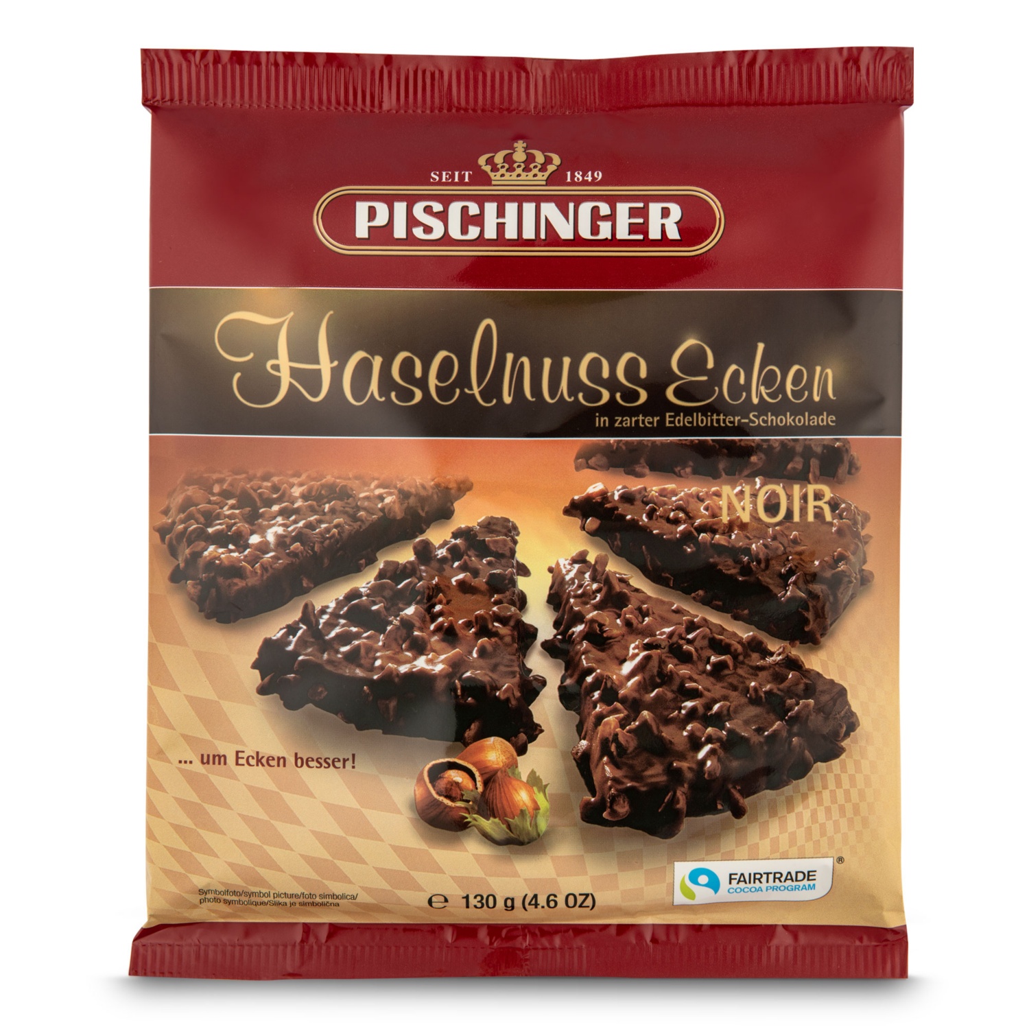 PISCHINGER Nuss-Ecken, Haselnuss Noir