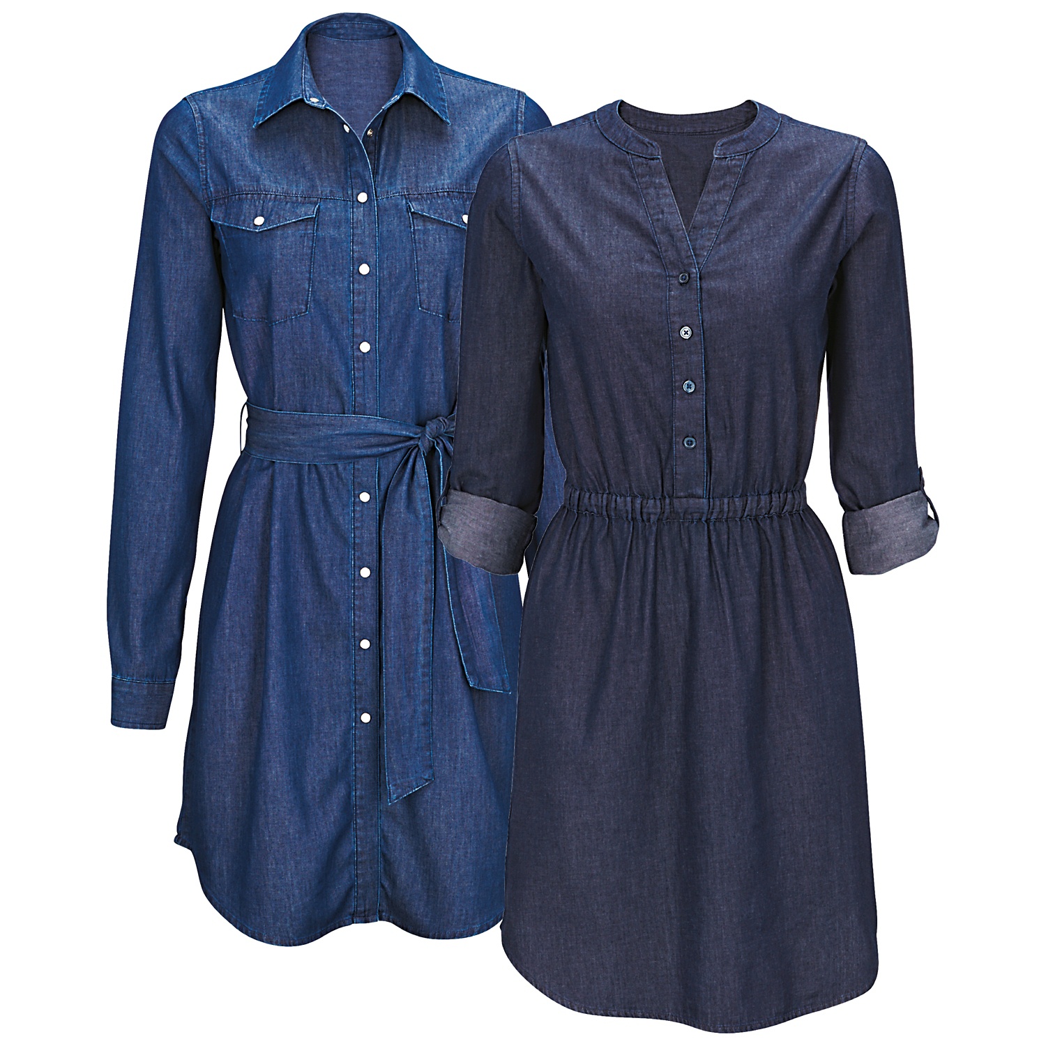 BLUE MOTION Robe pour femmes, lyocell/denim