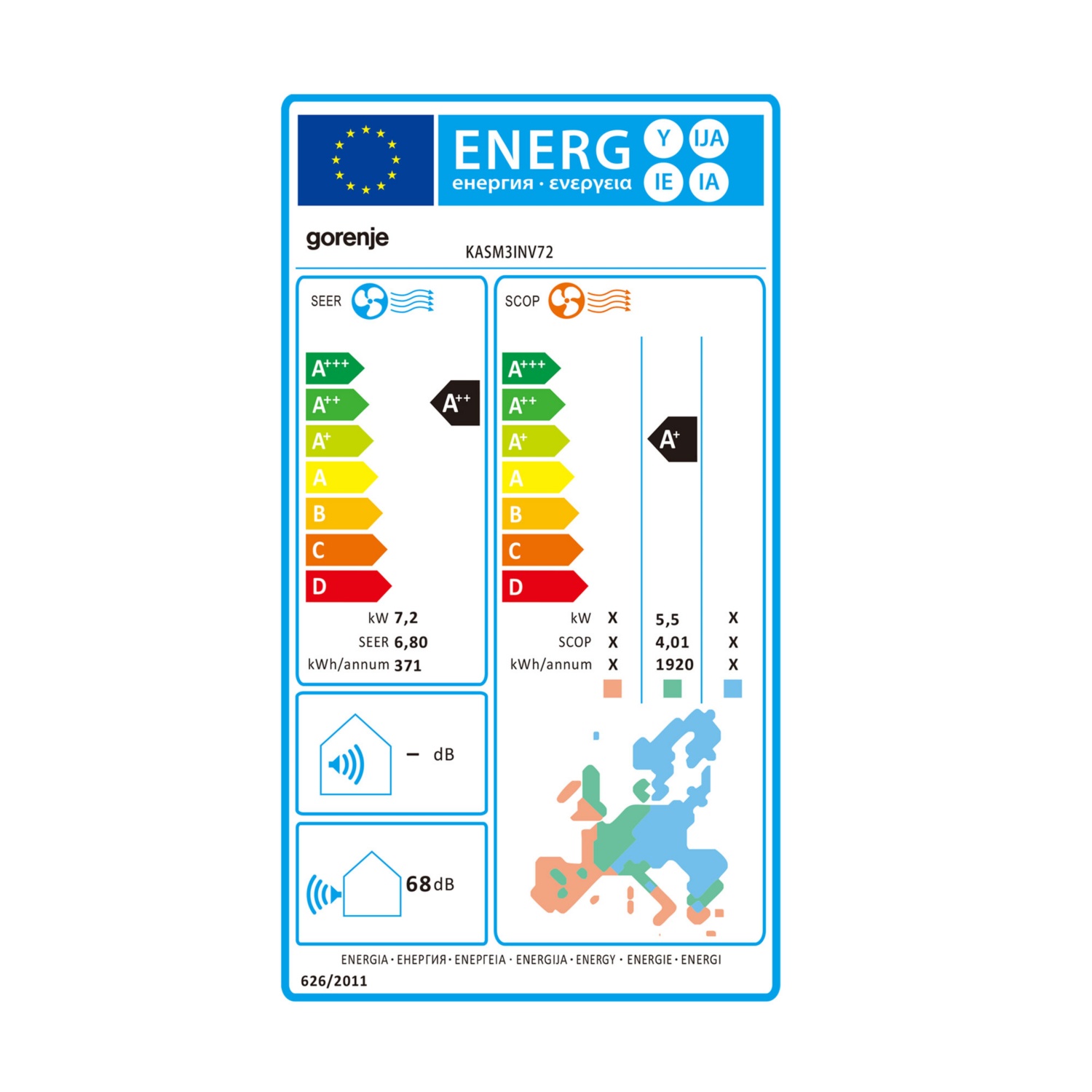 GORENJE InverterSplitKlimagerät Triple HOFER