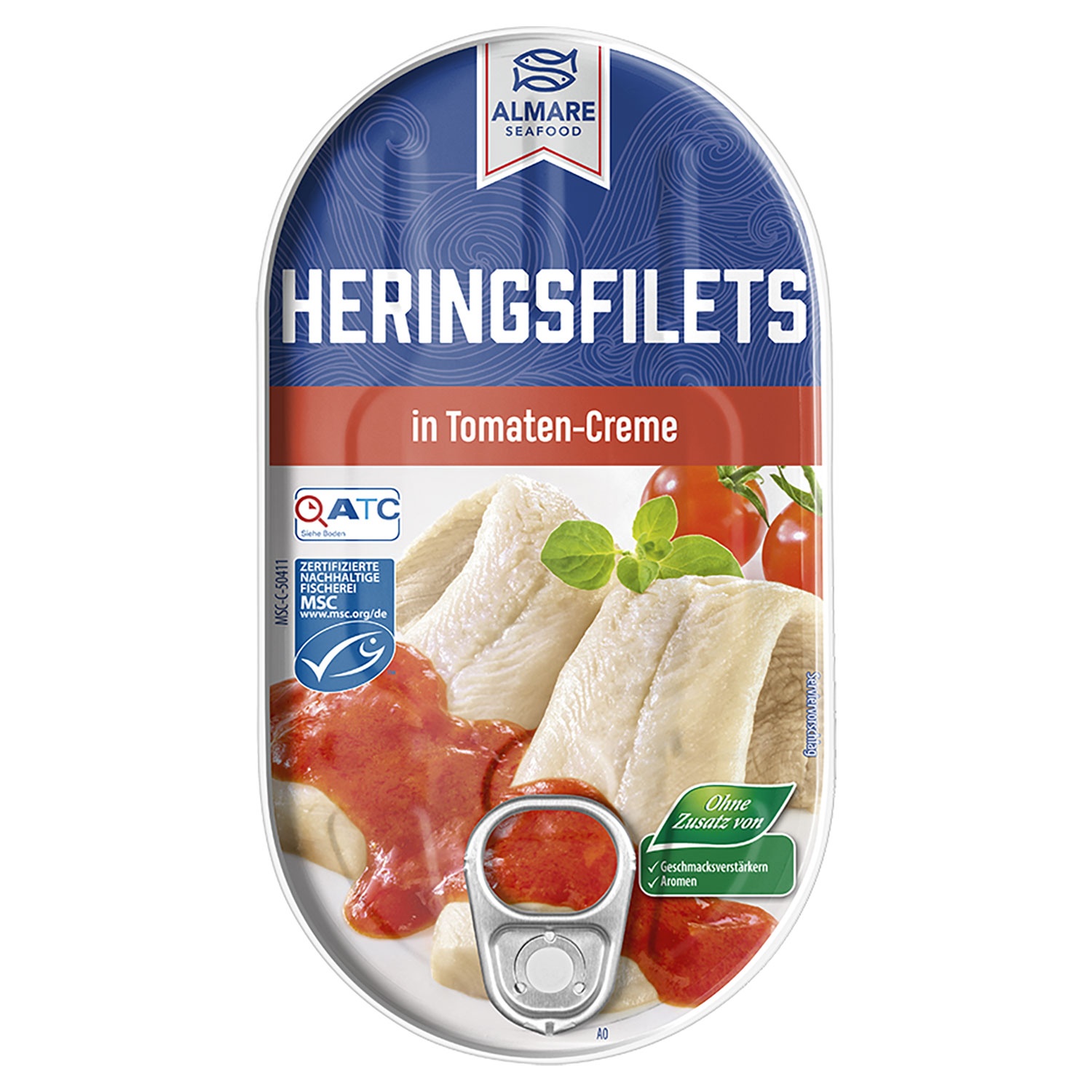 ALMARE SEAFOOD Heringsfilets in Creme 200 g