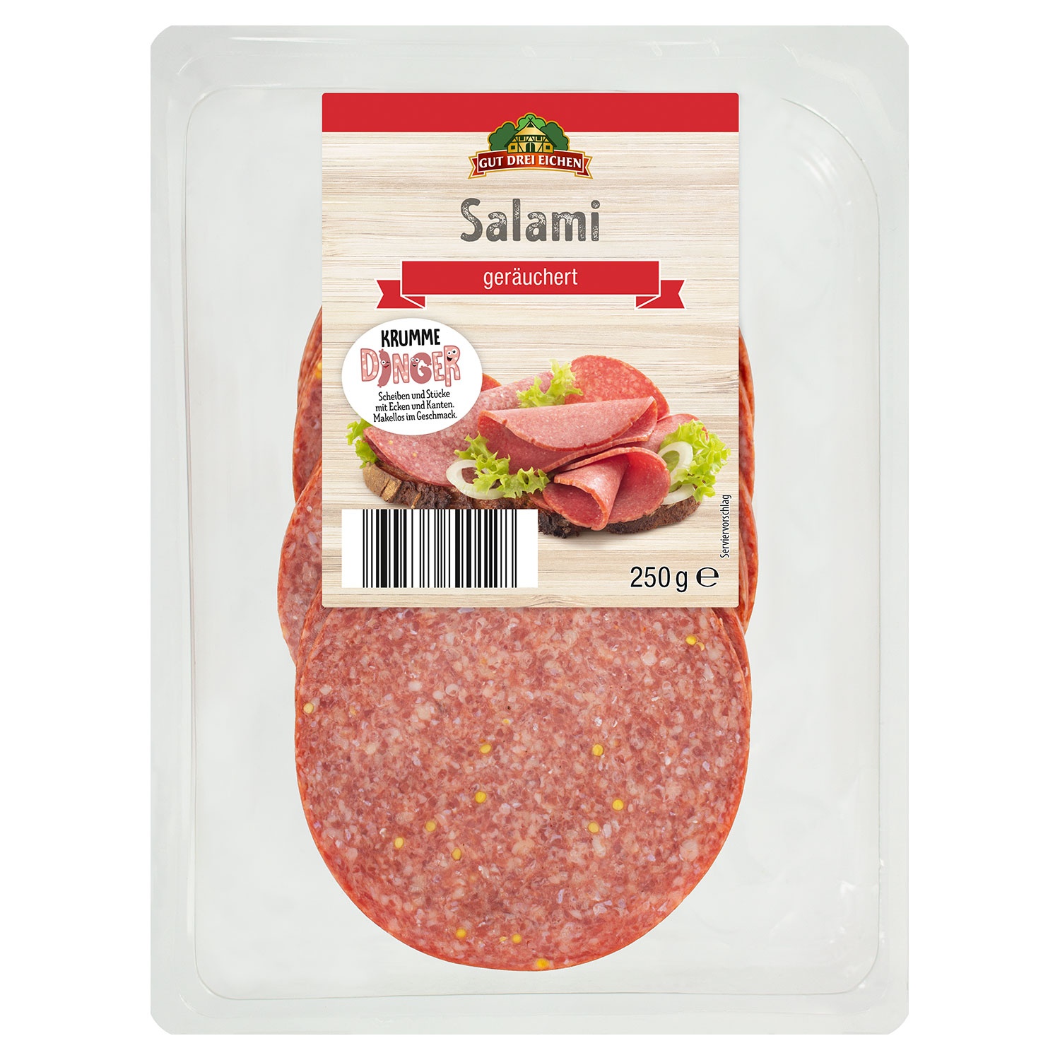 GUT DREI EICHEN Salami geräuchert 250 g