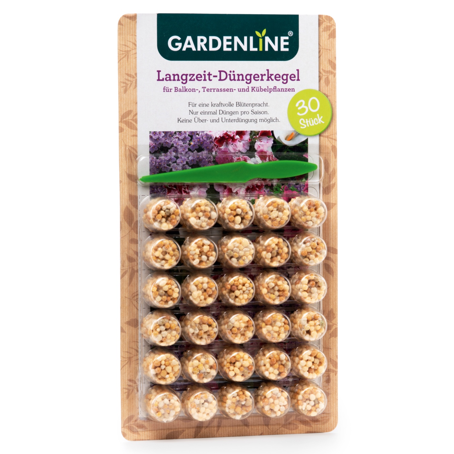 GARDENLINE Balkonpflanzen-Düngerkegel