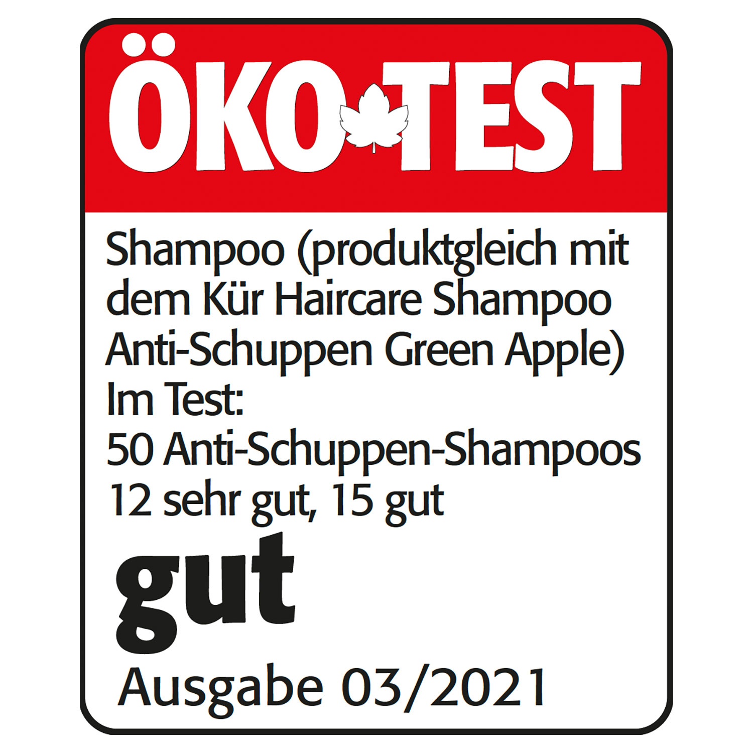 KÜR Anti-Schuppen-Shampoo 300 ml