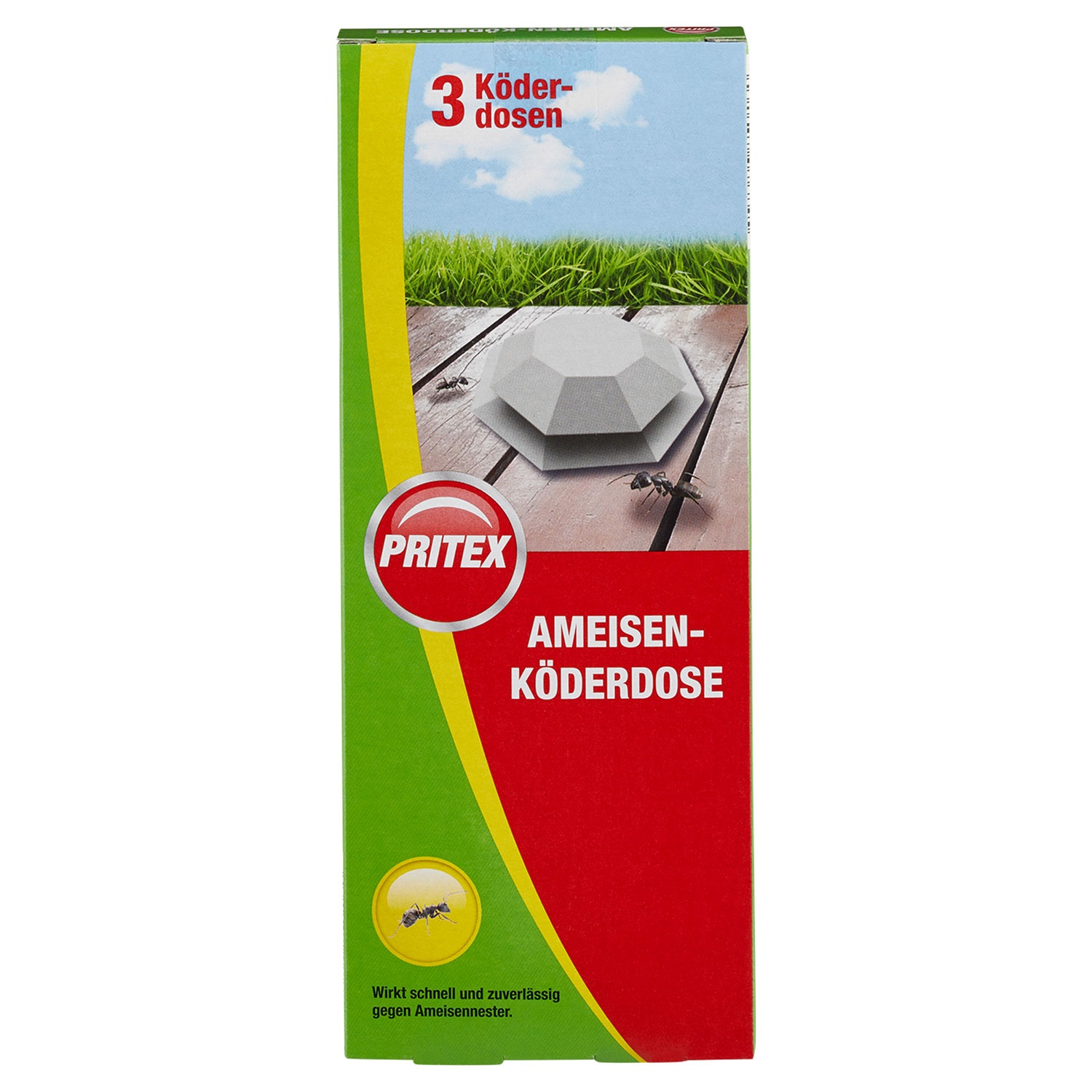 PRITEX Ameisen-Köderdose, 3er-Packung