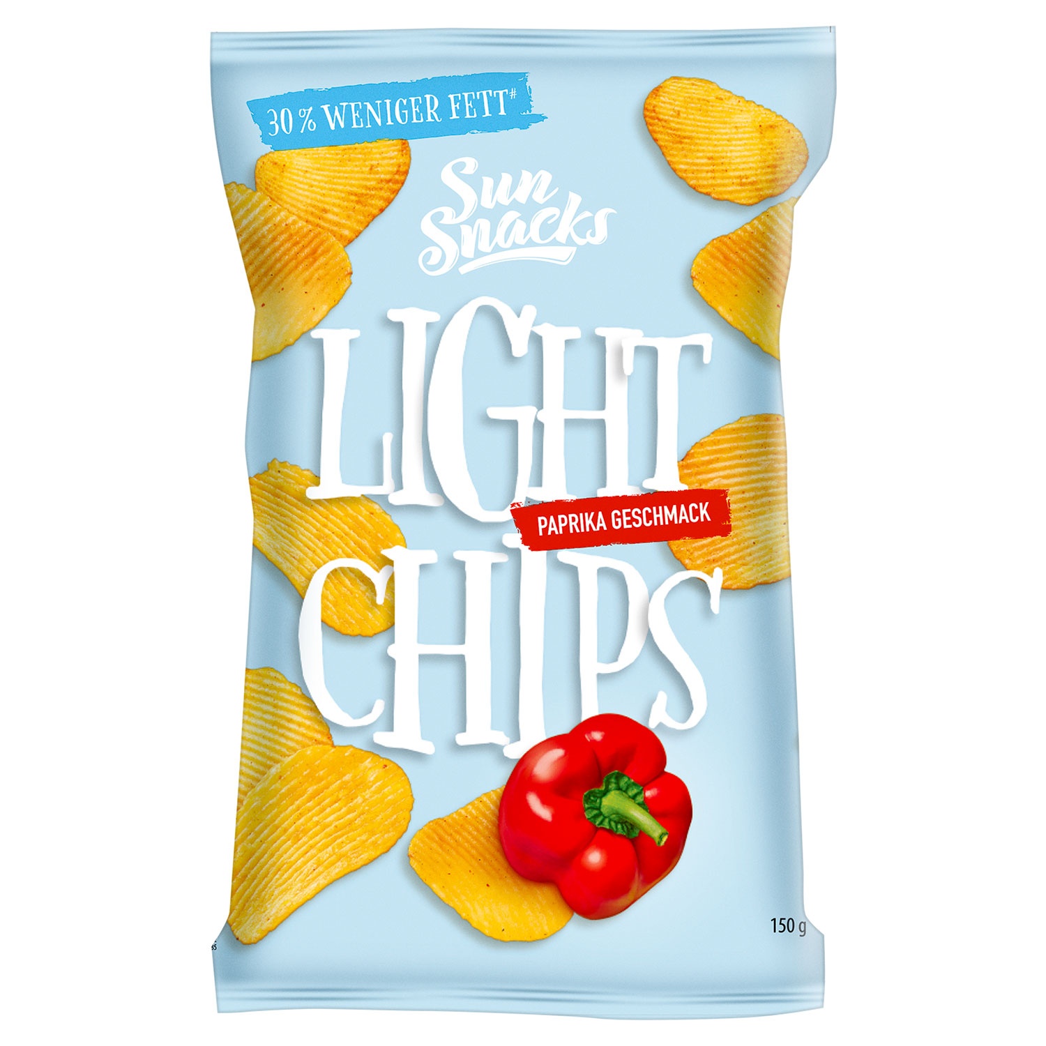 SUN SNACKS Light-Chips 150 g