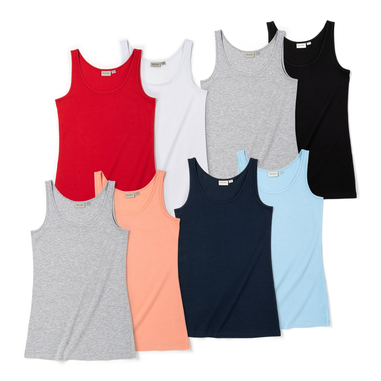 BLUE MOTION Damen-Longtops, Doppelpkg.