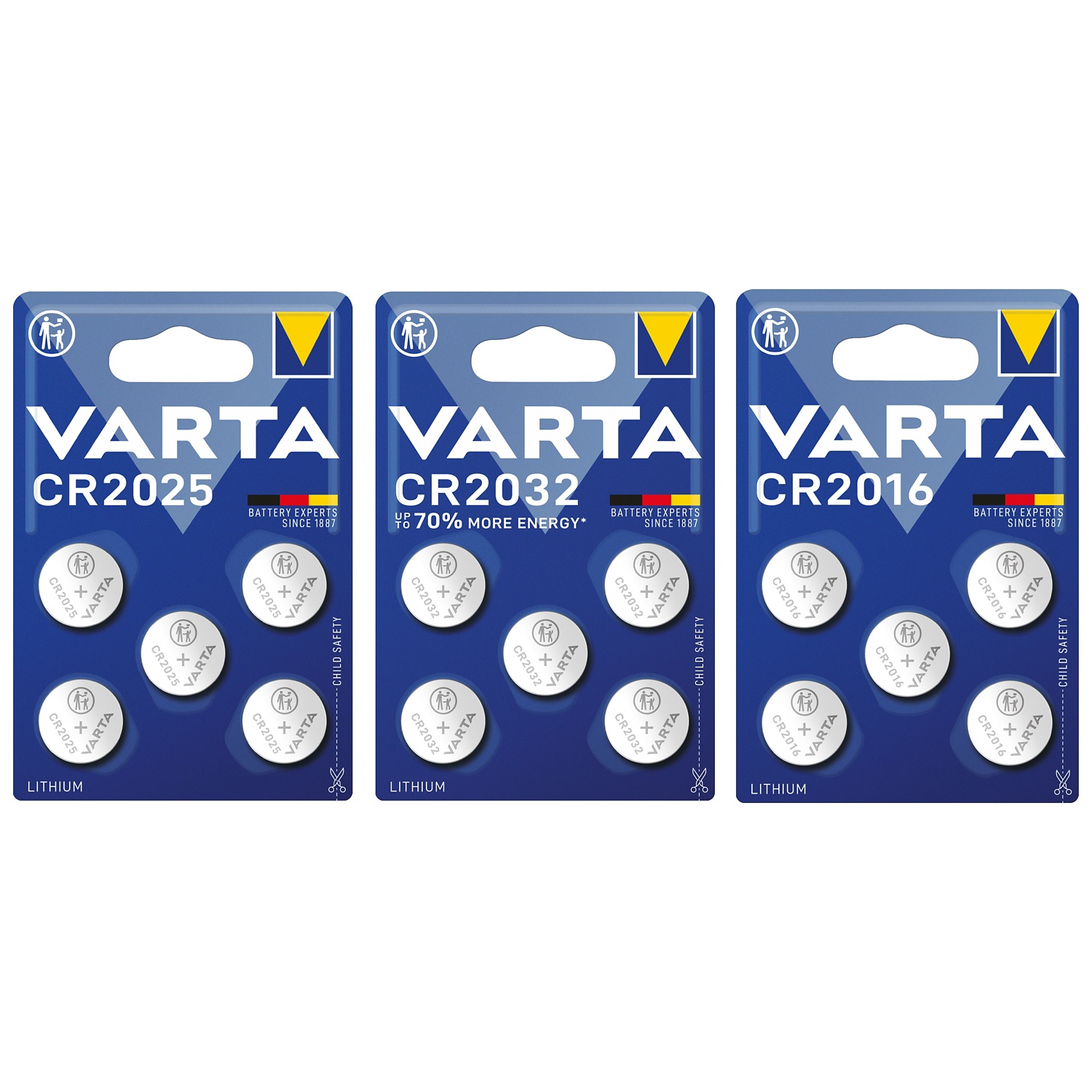 VARTA Knopfzellen-Batterien