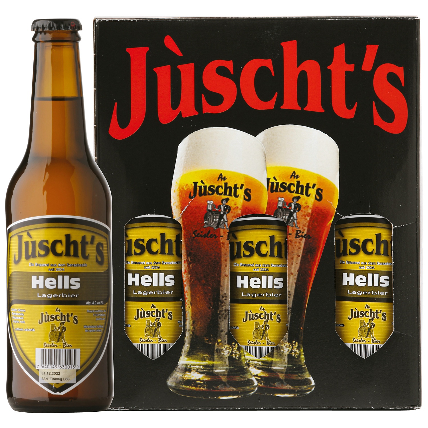 Juscht's Hells 6x0.33l bt