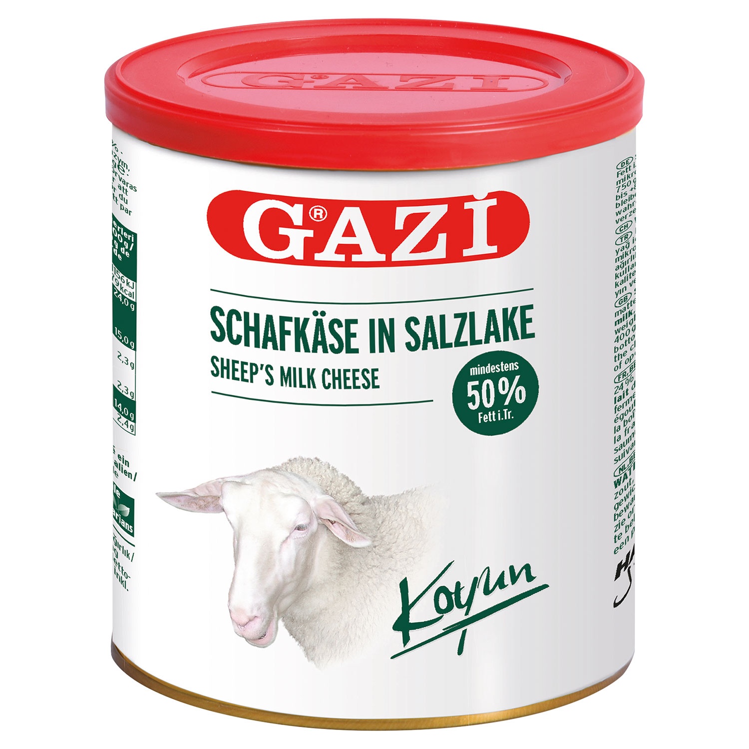 GAZI® Schaf- oder Ziegenkäse 750 g