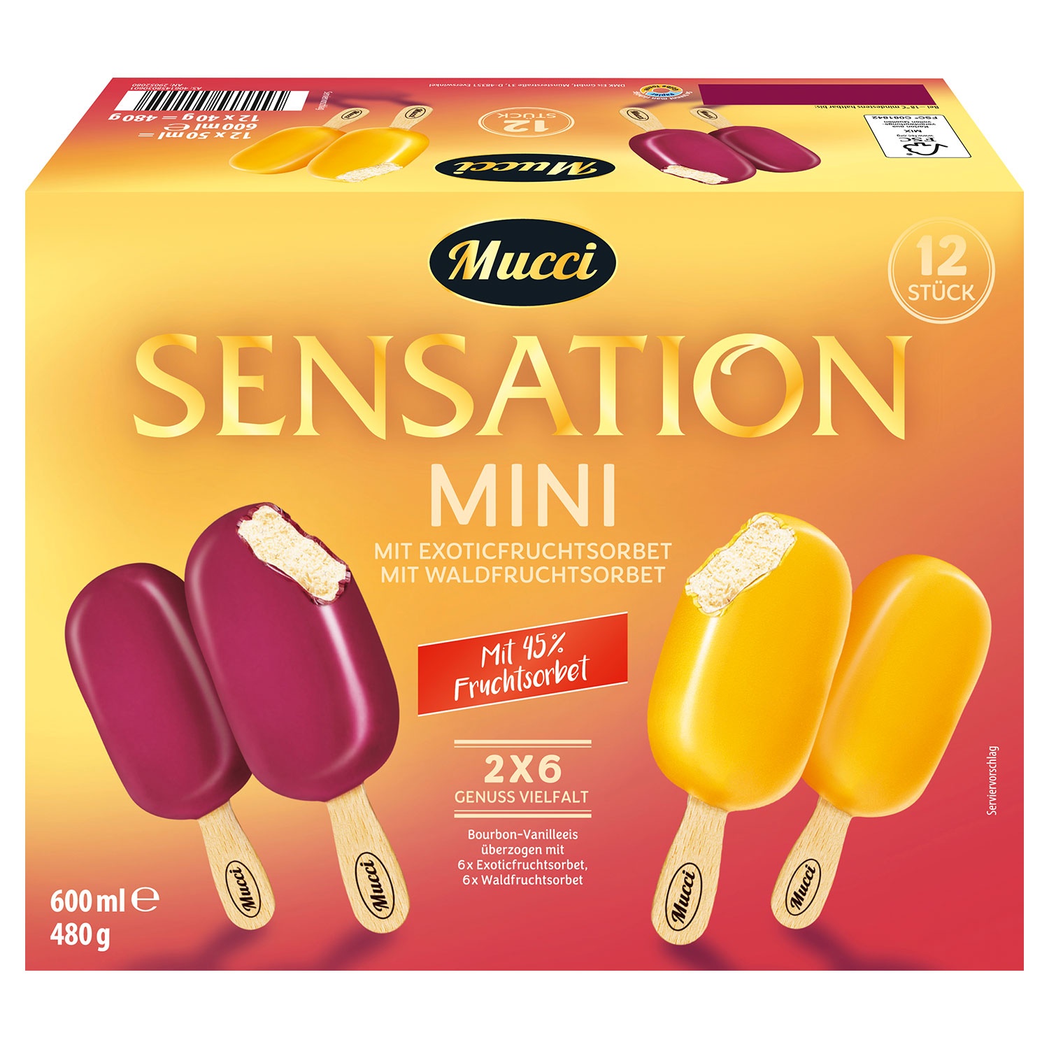 MUCCI Sensation Mini 600 ml