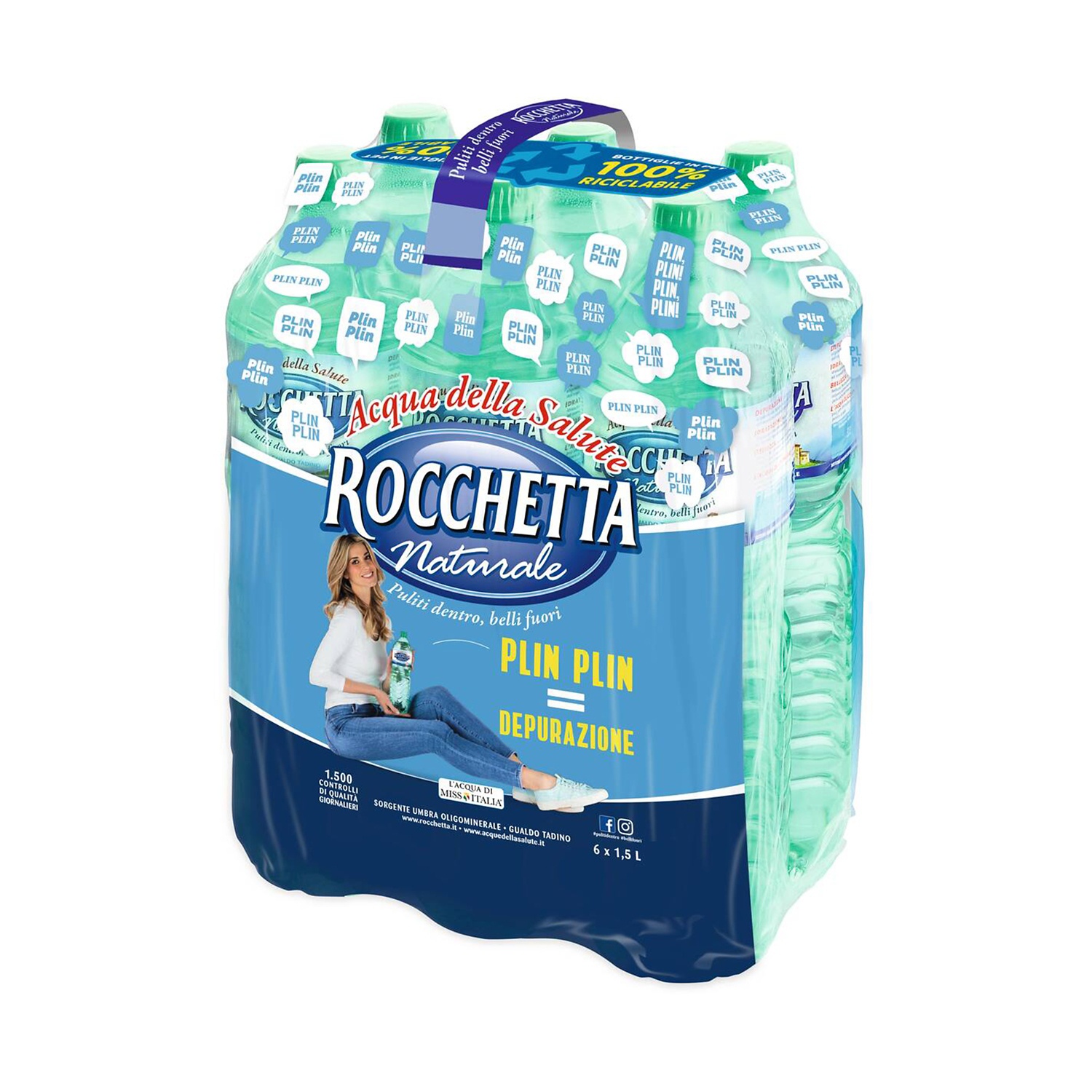 Acqua naturale Rocchetta lt. 1,5 x6