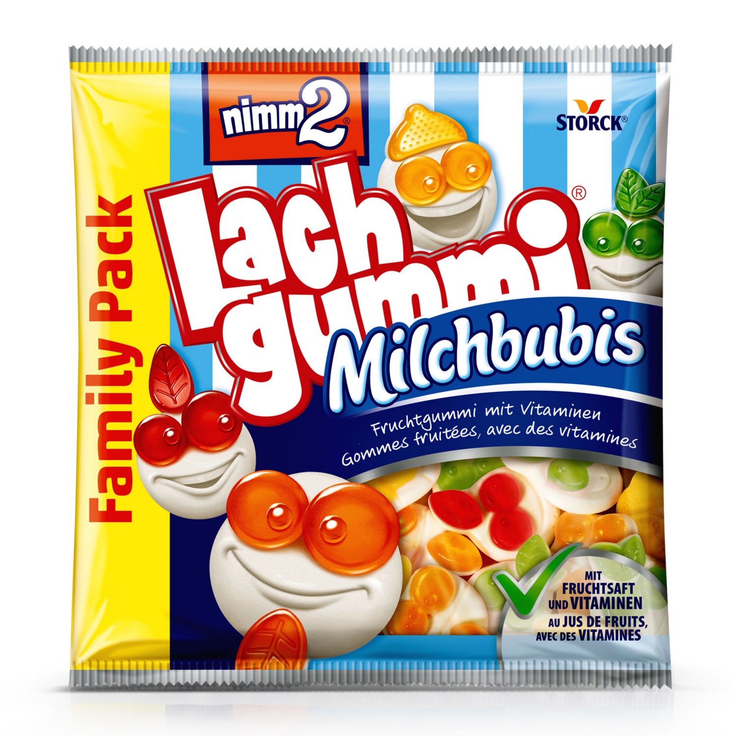 NIMM 2 Lachgummi, Milchbubis