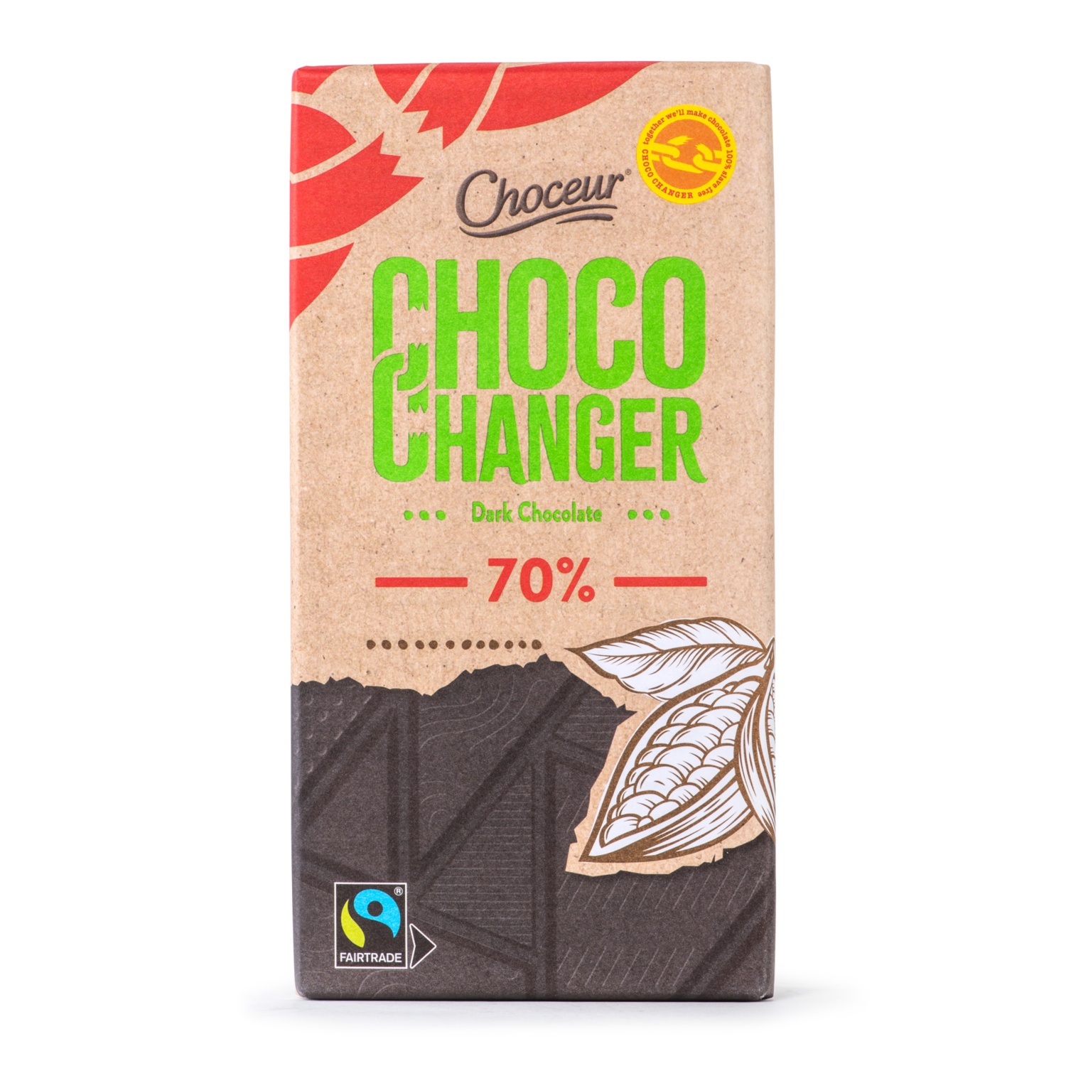 CHOCEUR Schokolade Changer, Zartbitter 70% Kakao