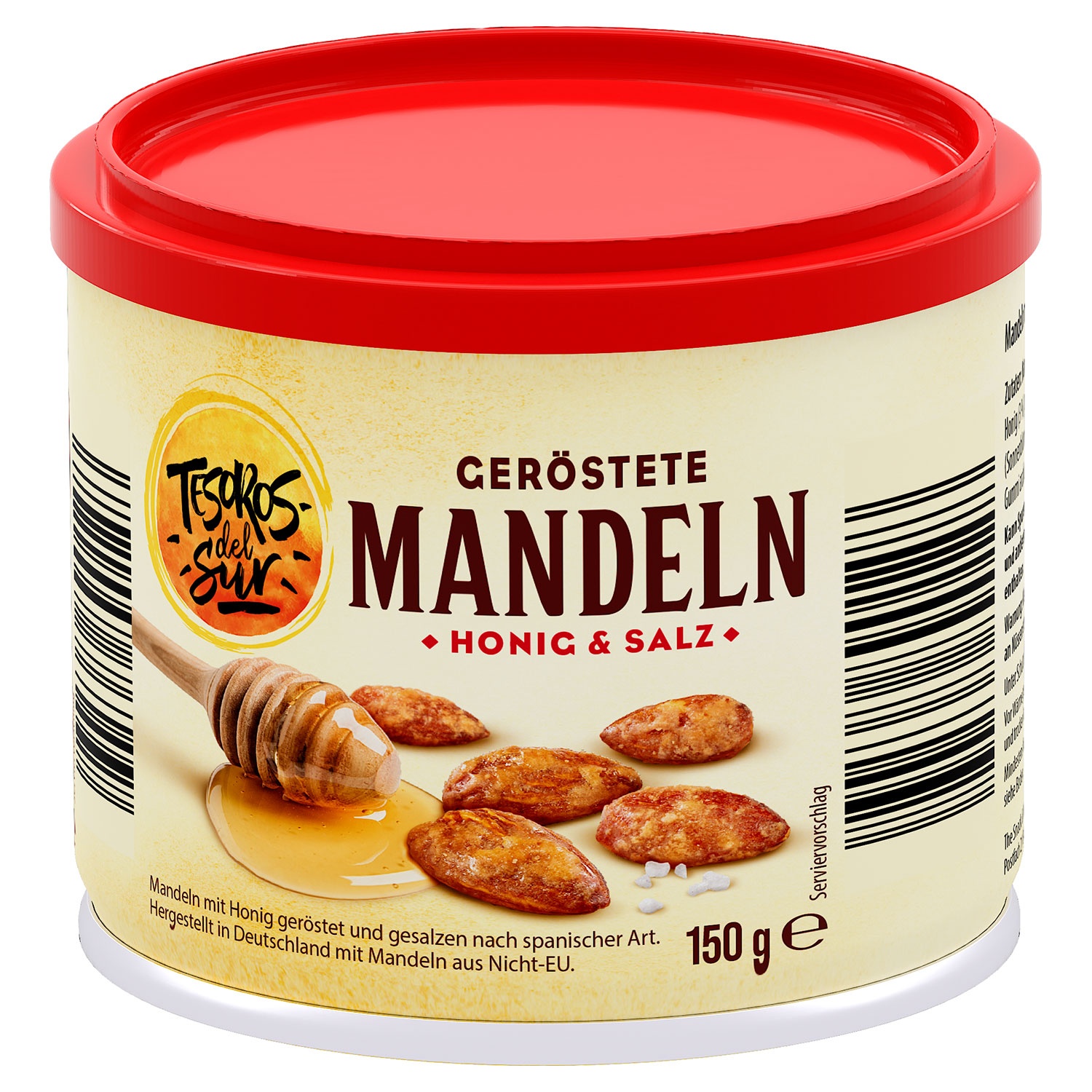TESOROS DEL SUR Geröstete Snack-Mandeln 150 g