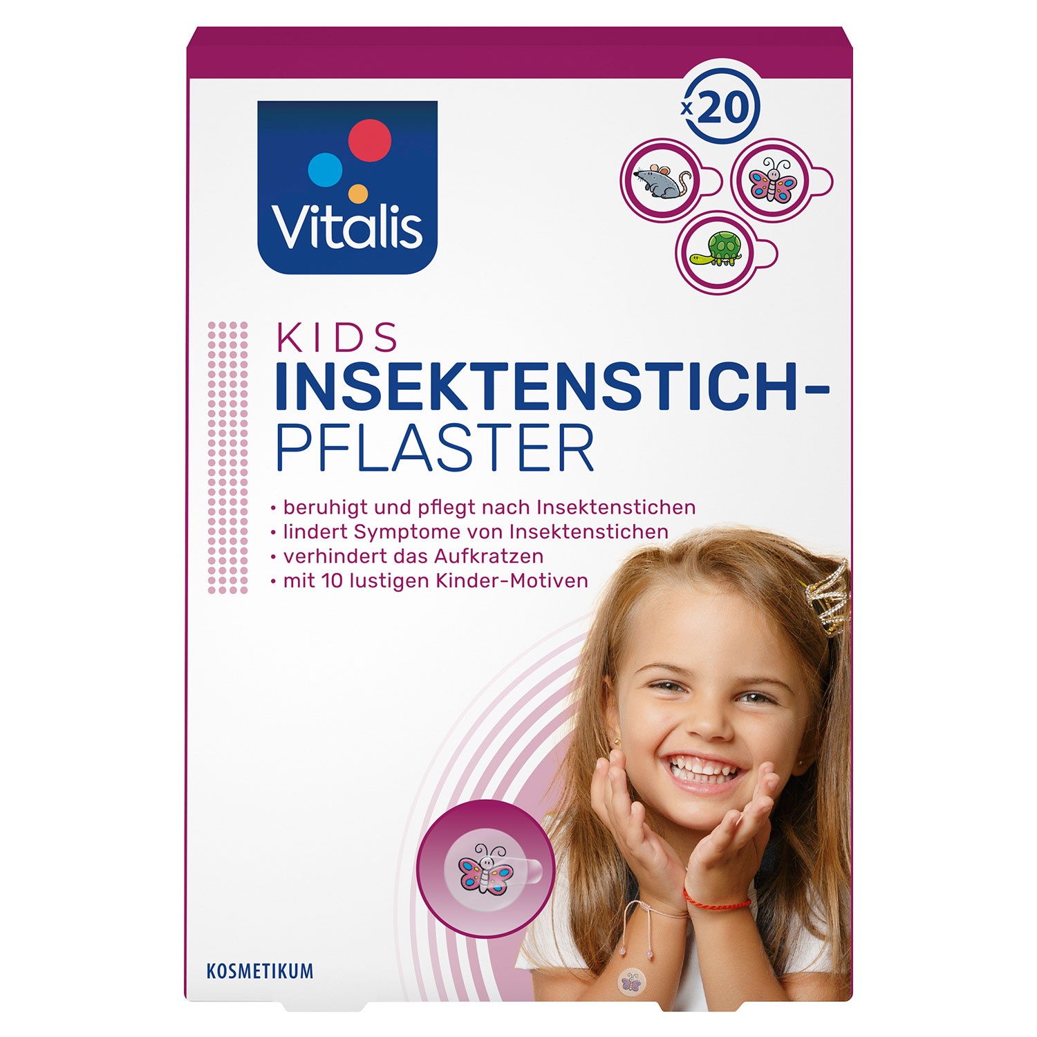 VITALIS® Insektenstich-Pflaster, 20er-Packung
