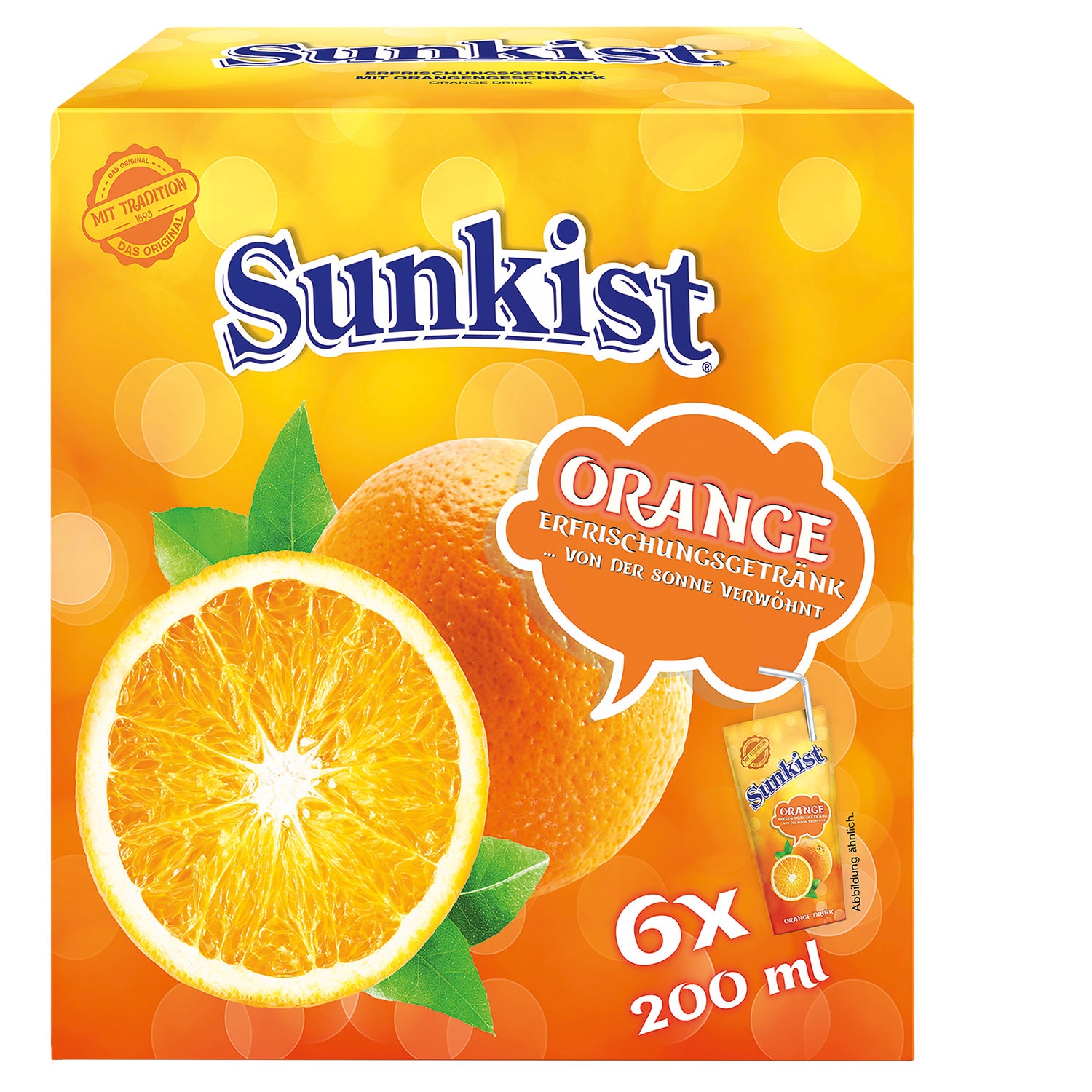  SUNKIST® Trinkpäckchen 1,2 l, 6er-Packung