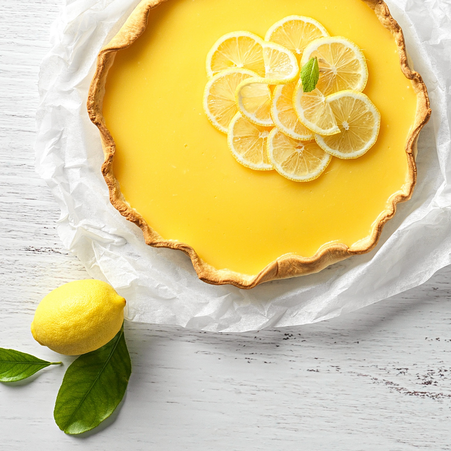 Délicieuse tarte au citron