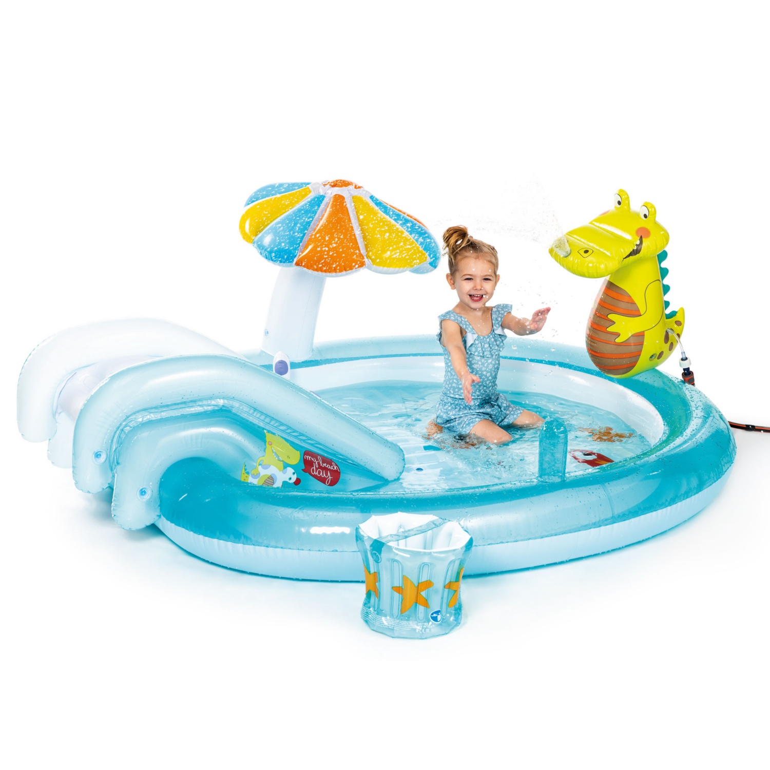 Intex 57165 Piscina Gonfiabile Bambini Gator Play Center