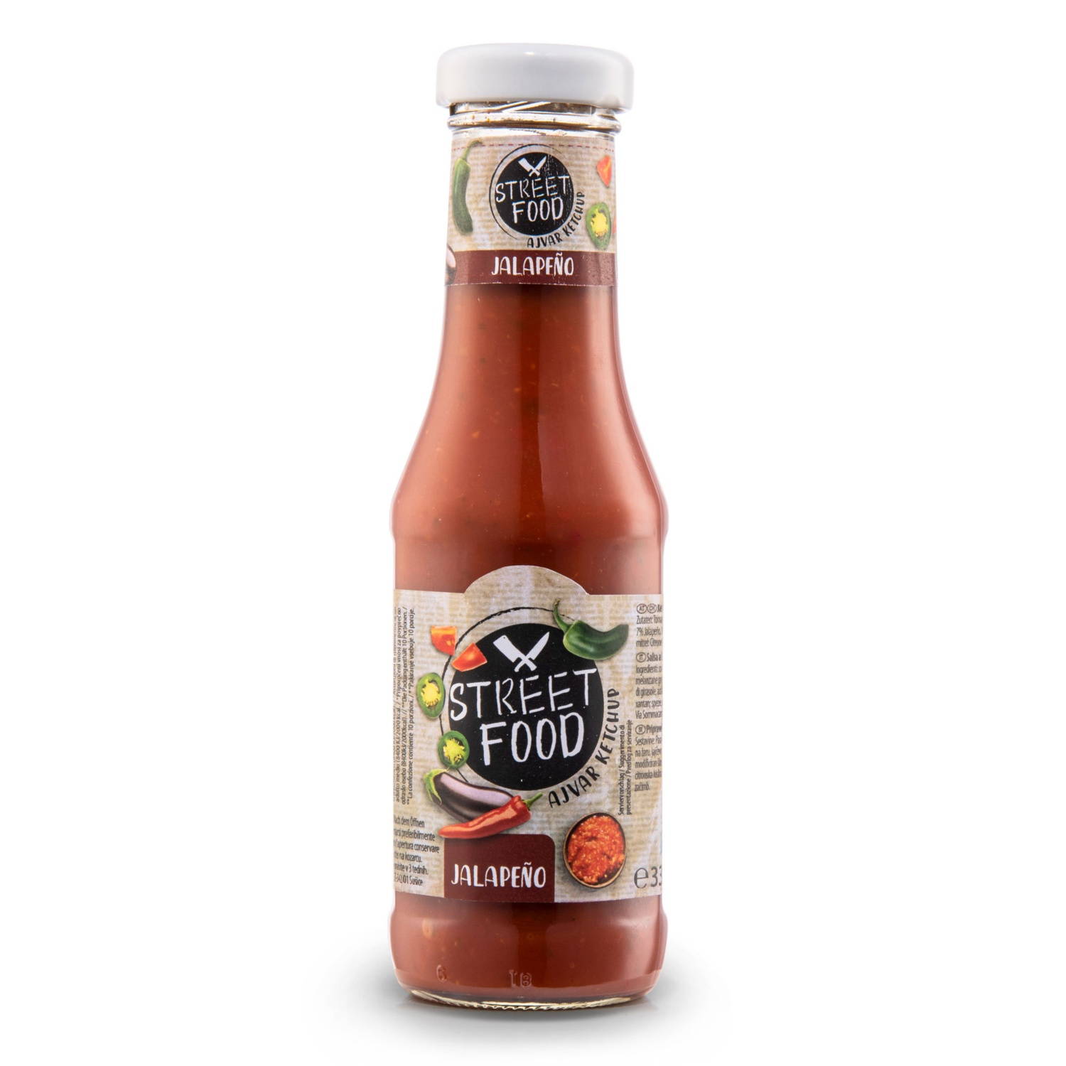 STREET FOOD Ajvar Ketchup, Jalapeno