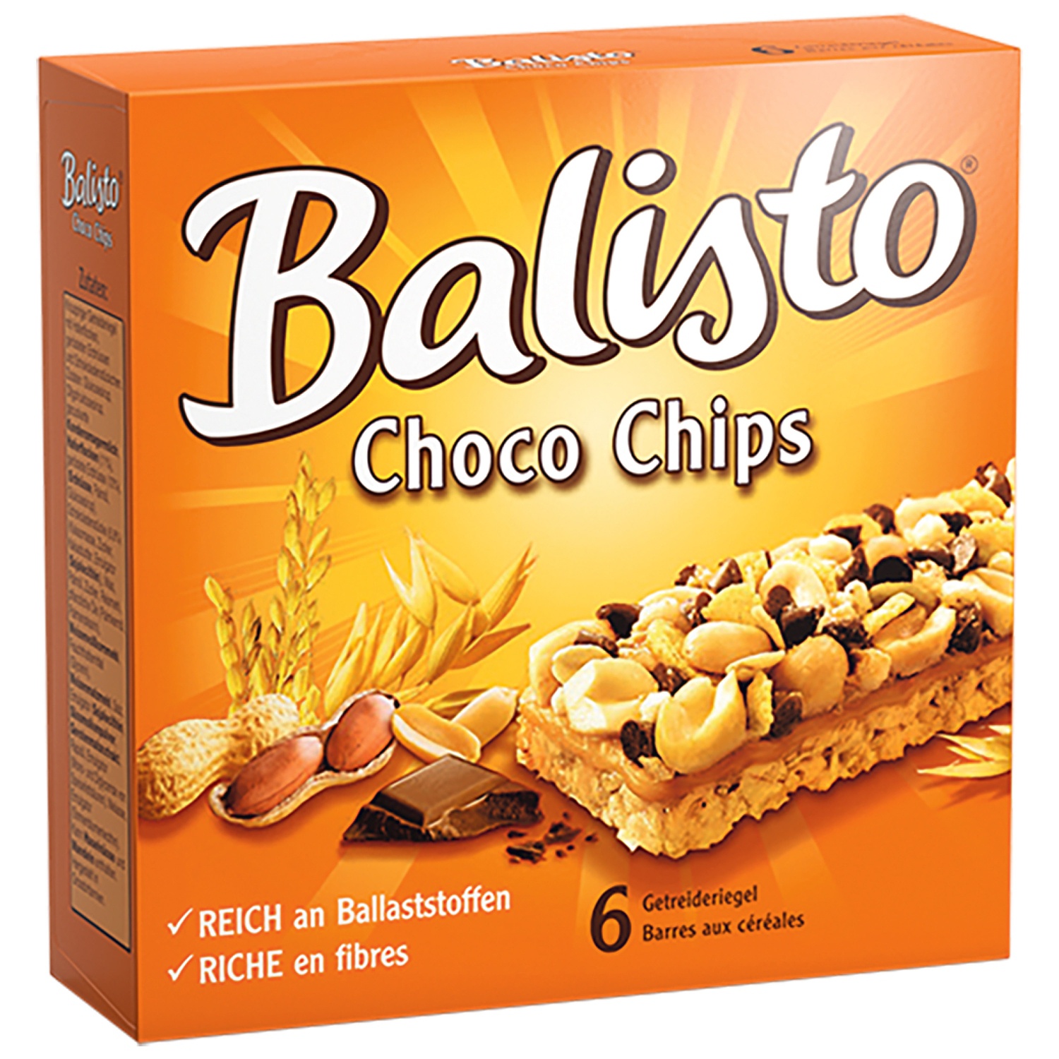 BALISTO Barre de céréales, choco chips