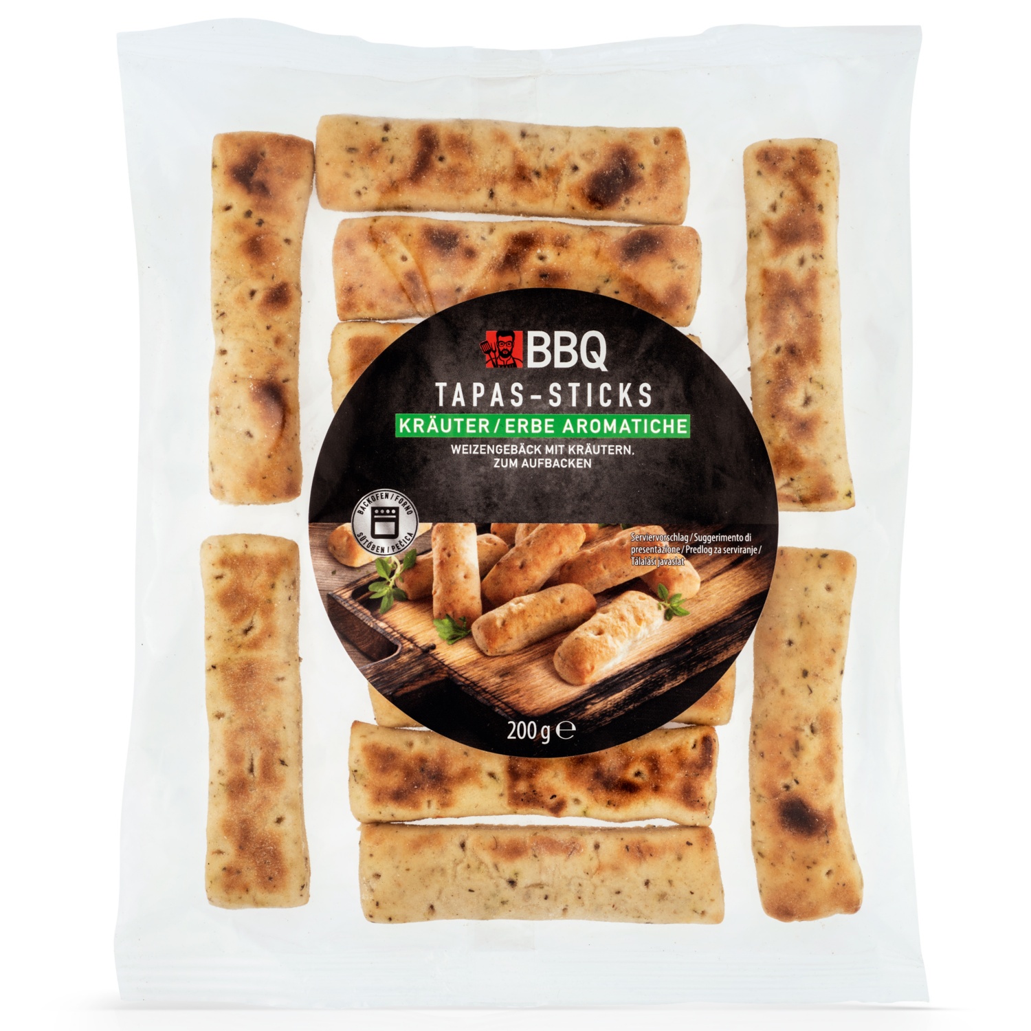 BBQ Steinofen Tapas-Sticks, Kräuter