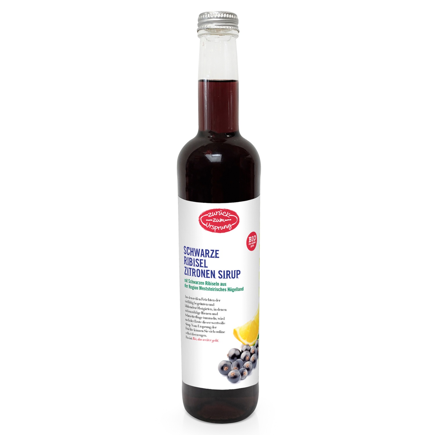 ZURÜCK ZUM URSPRUNG Sirup, Johannisbeere