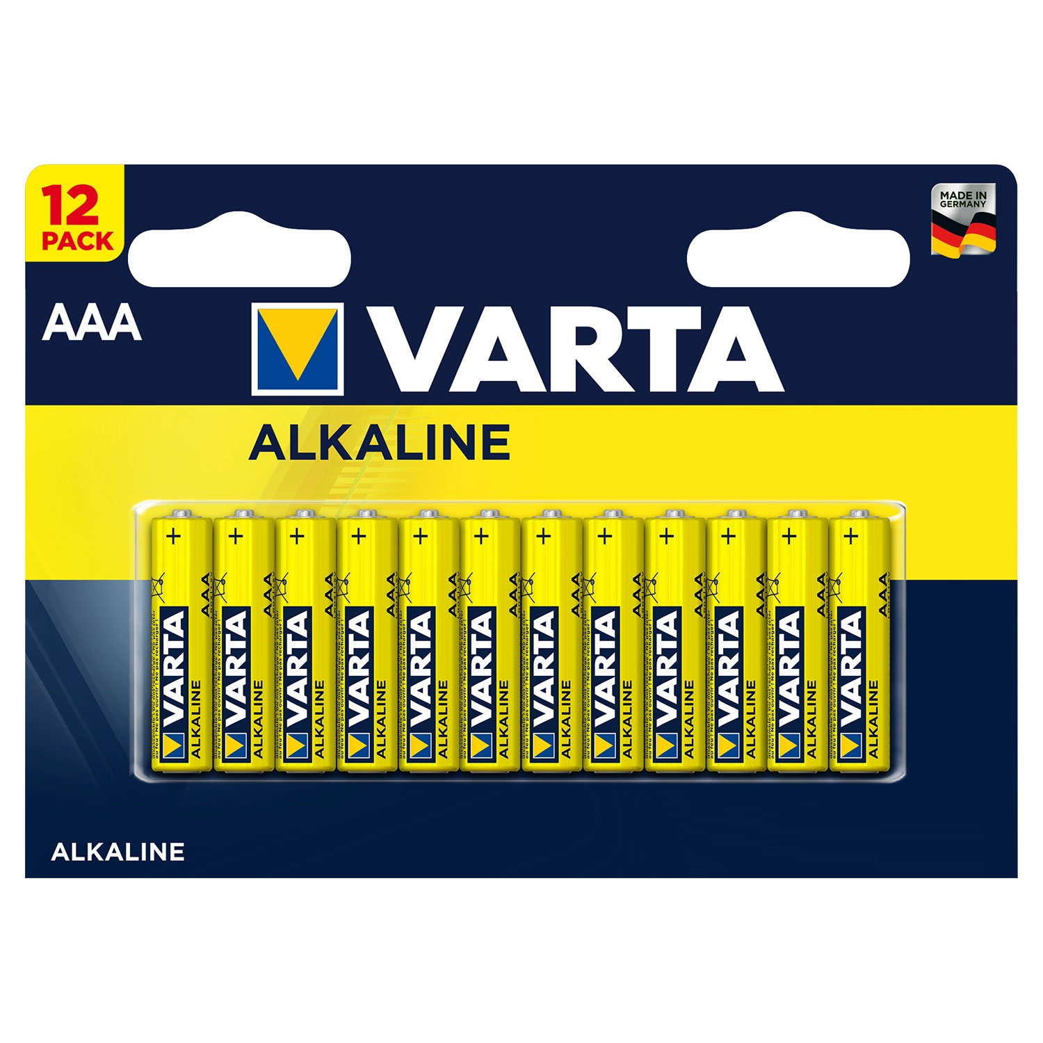 VARTA Alkaline Plus Batterien, 12er-Packung