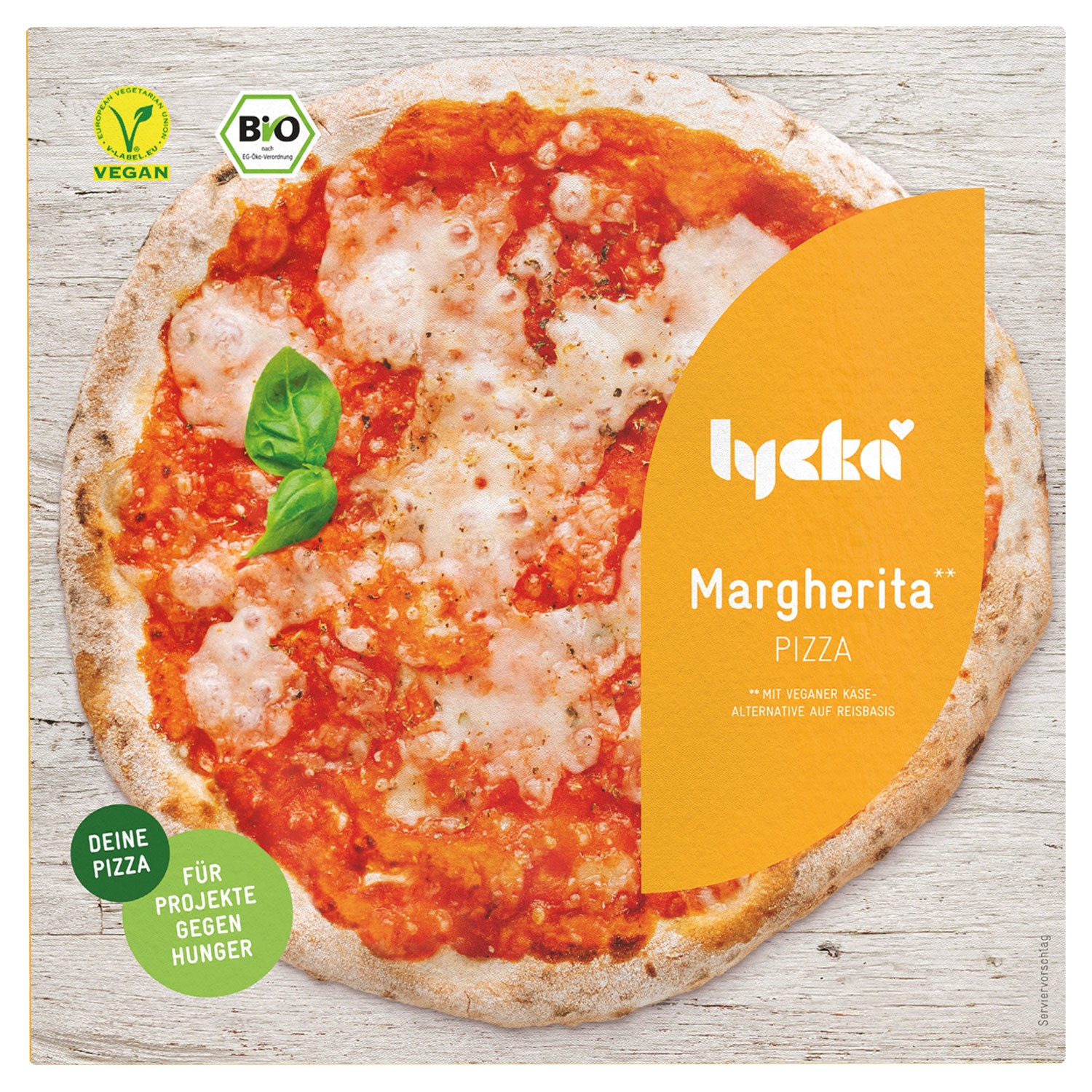 LYCKA Vegane Pizza 280 g