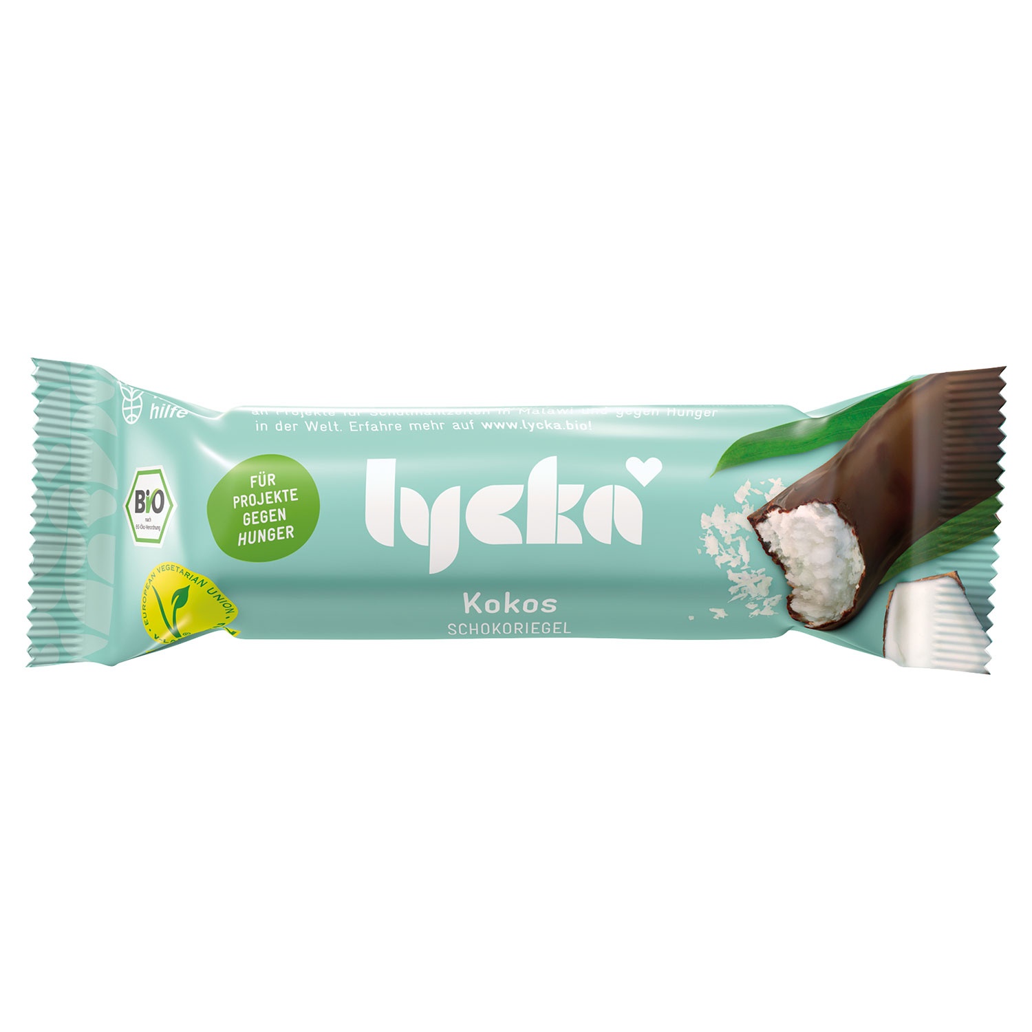 LYCKA Vegane Schokoriegel 40 g