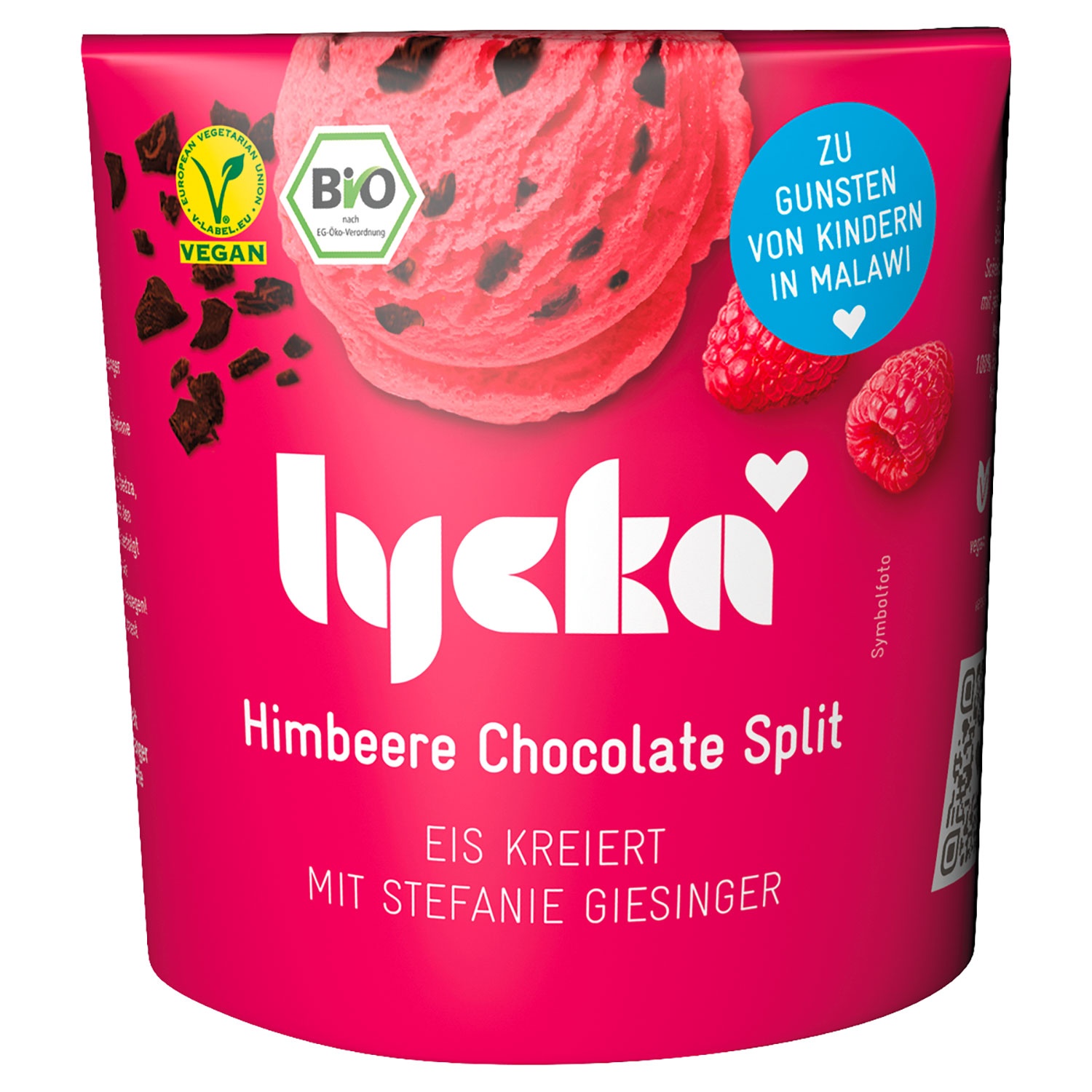 LYCKA Veganes Bio-Eis 500 ml