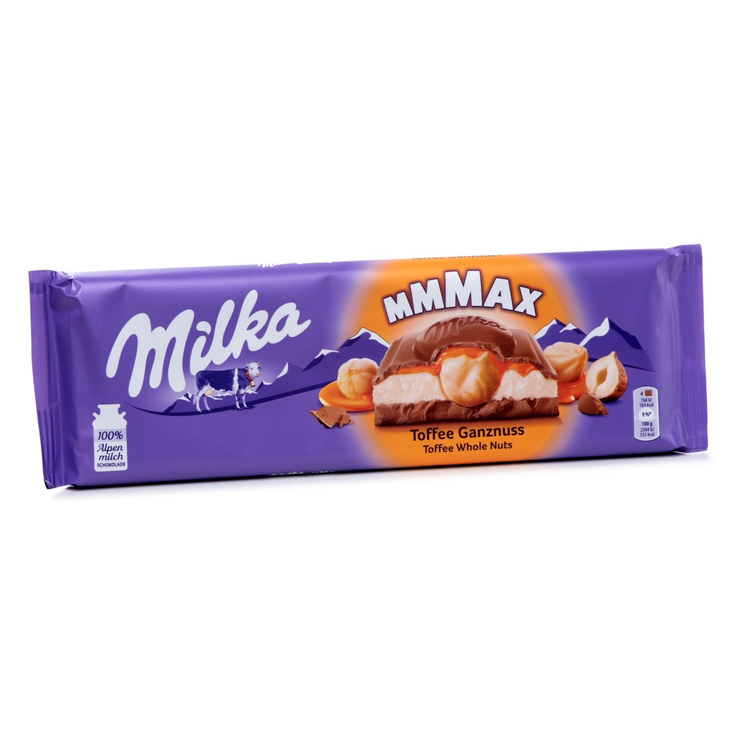 MILKA Schokolade, Toffee Ganze Nuss