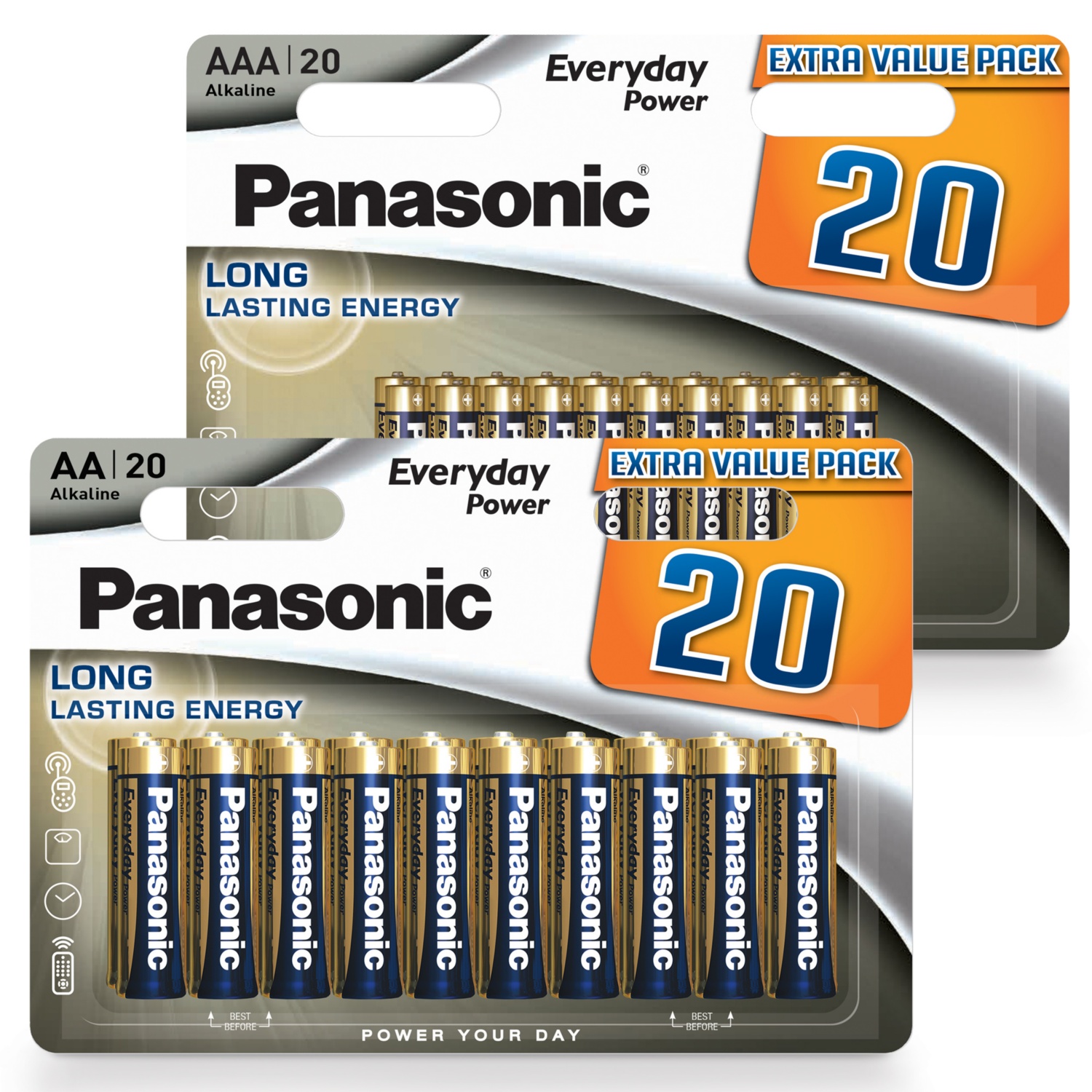 PANASONIC Batterie, confezione maxi