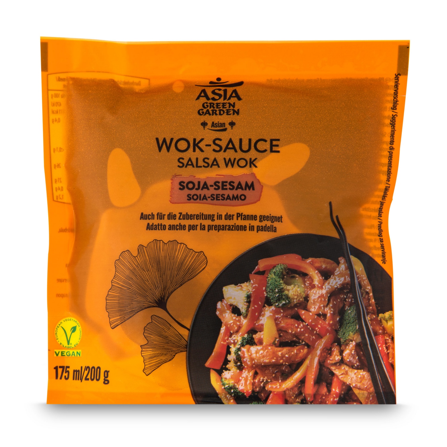 ASIA GREEN GARDEN Wok Sauce, Soja-Sesam