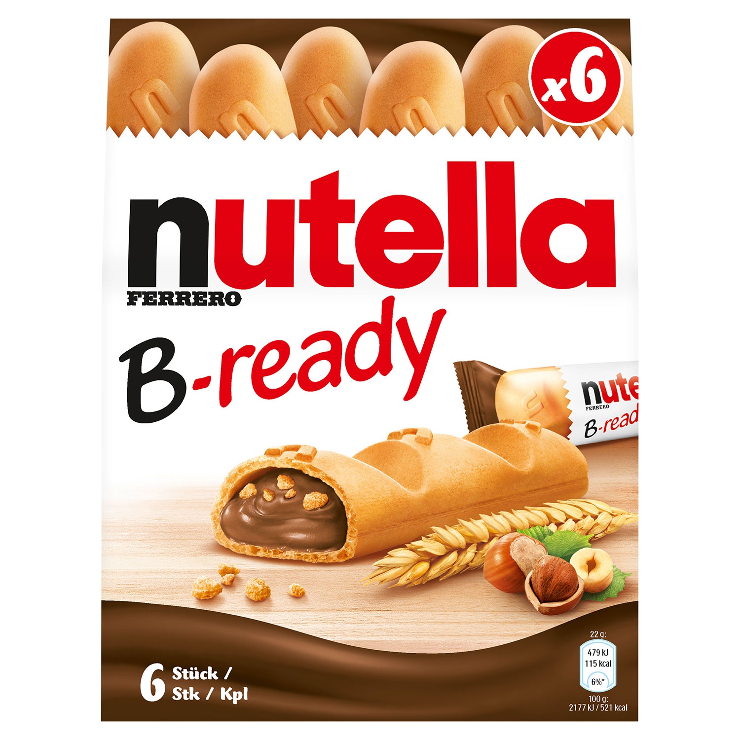 FERRERO nutella B-ready 132 g