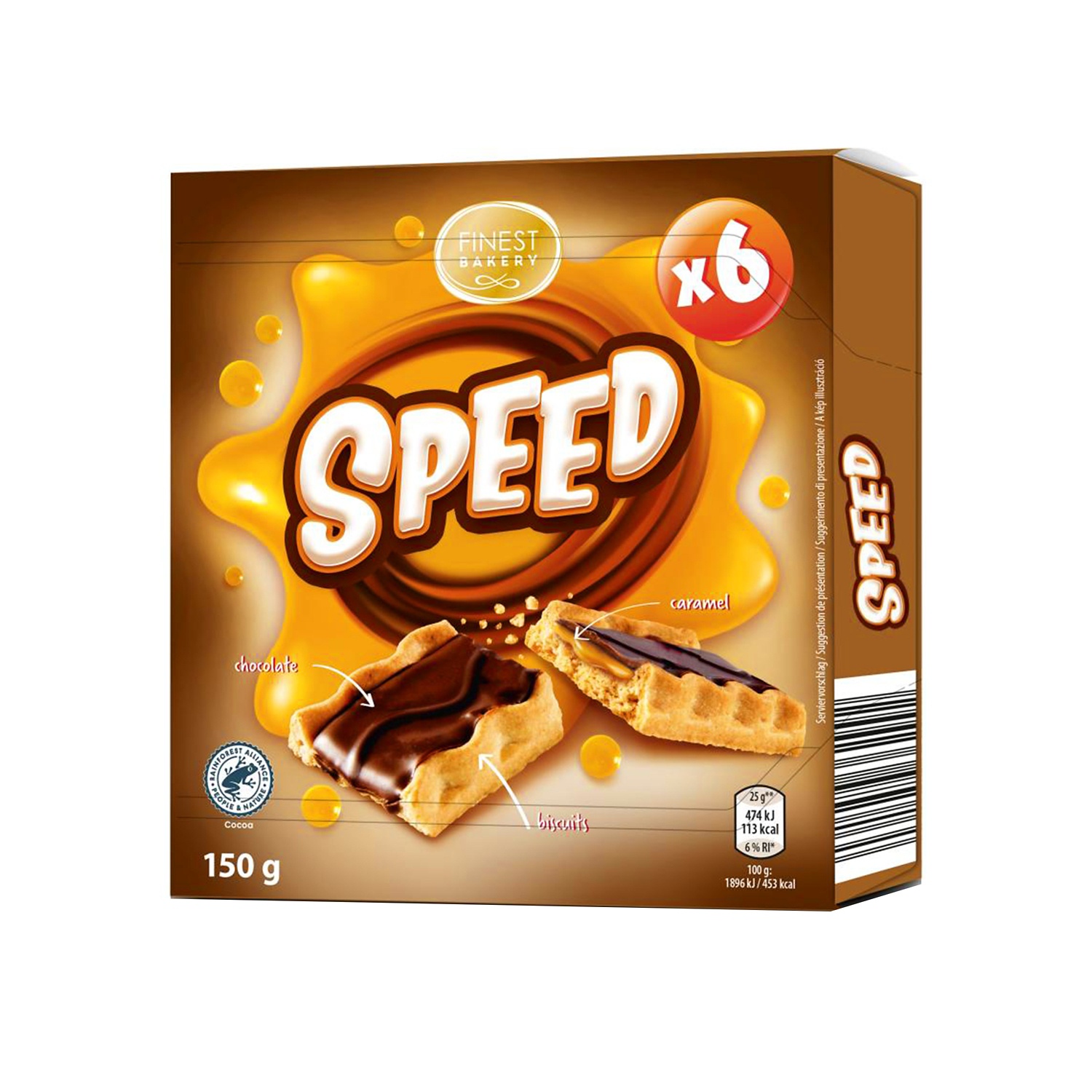 FINEST BAKERY Barrette di biscotto Speed ALDI