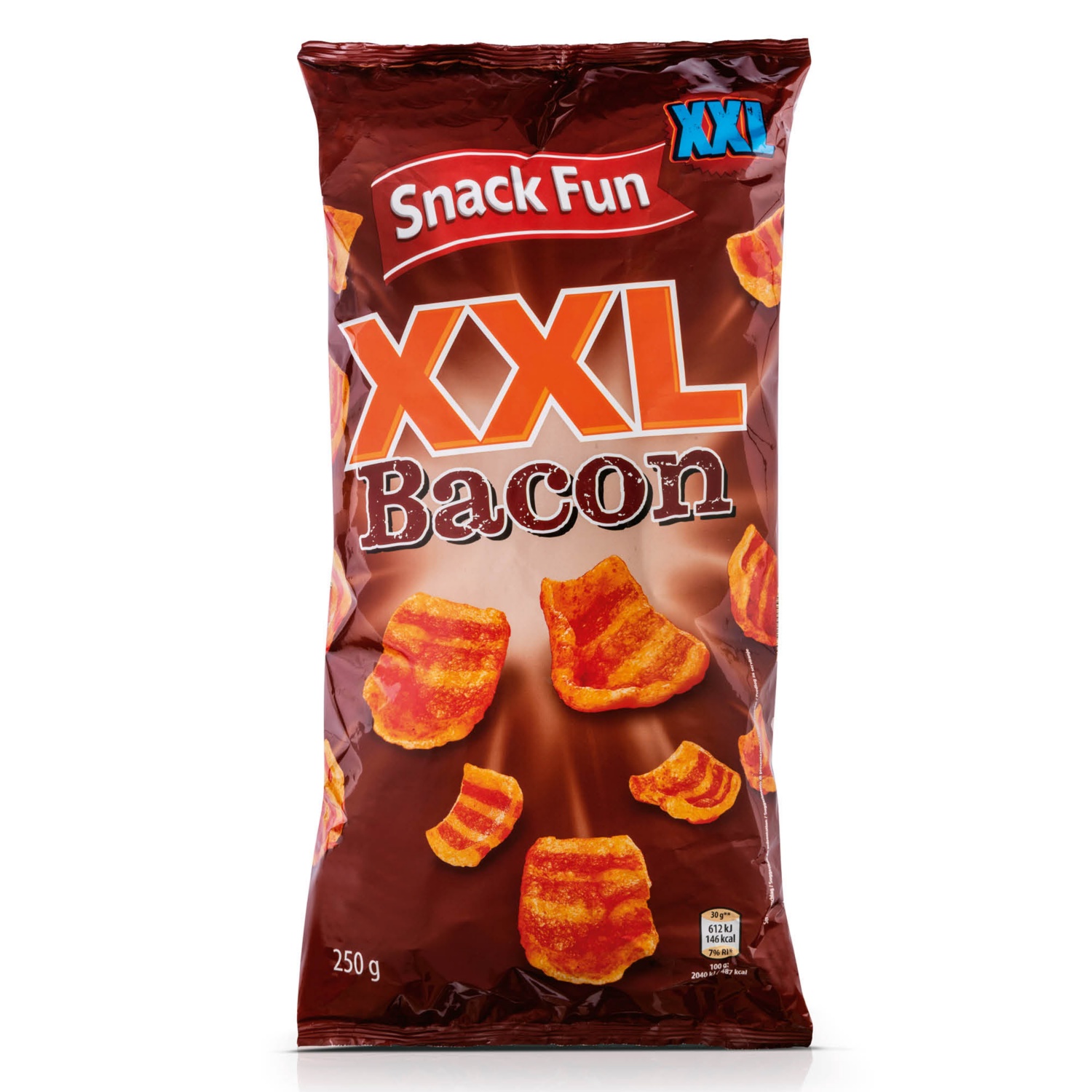 SNACK FUN XXL Snack, baconízű, 250g