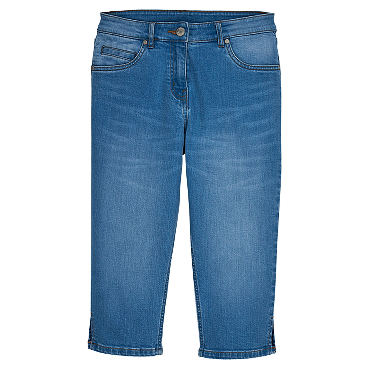 FRAME Denim Cropped Jeans in Blau Damen Bekleidung Jeans Capri-Jeans und cropped Jeans 
