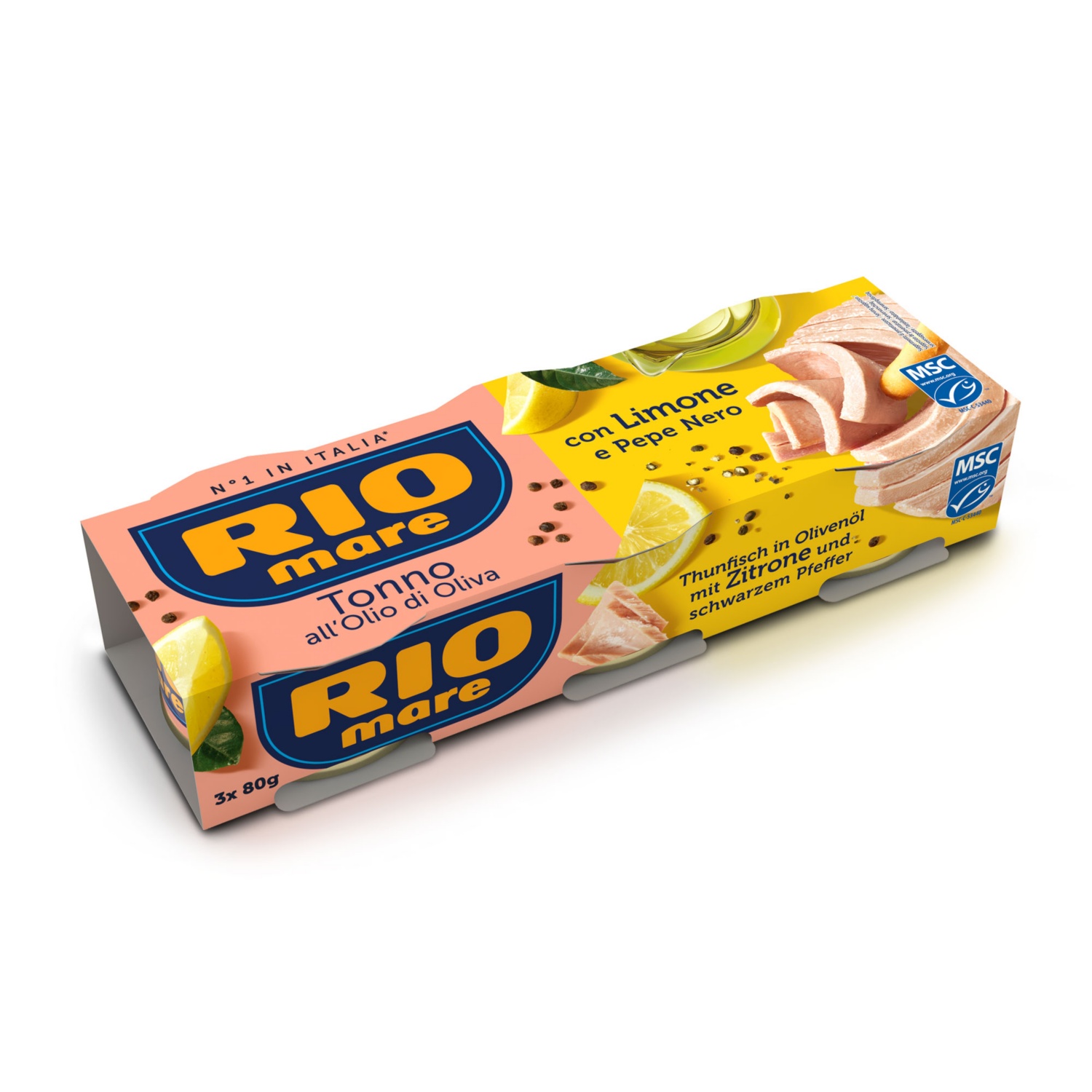 RIO MARE Thunfischfilets, Zitrone