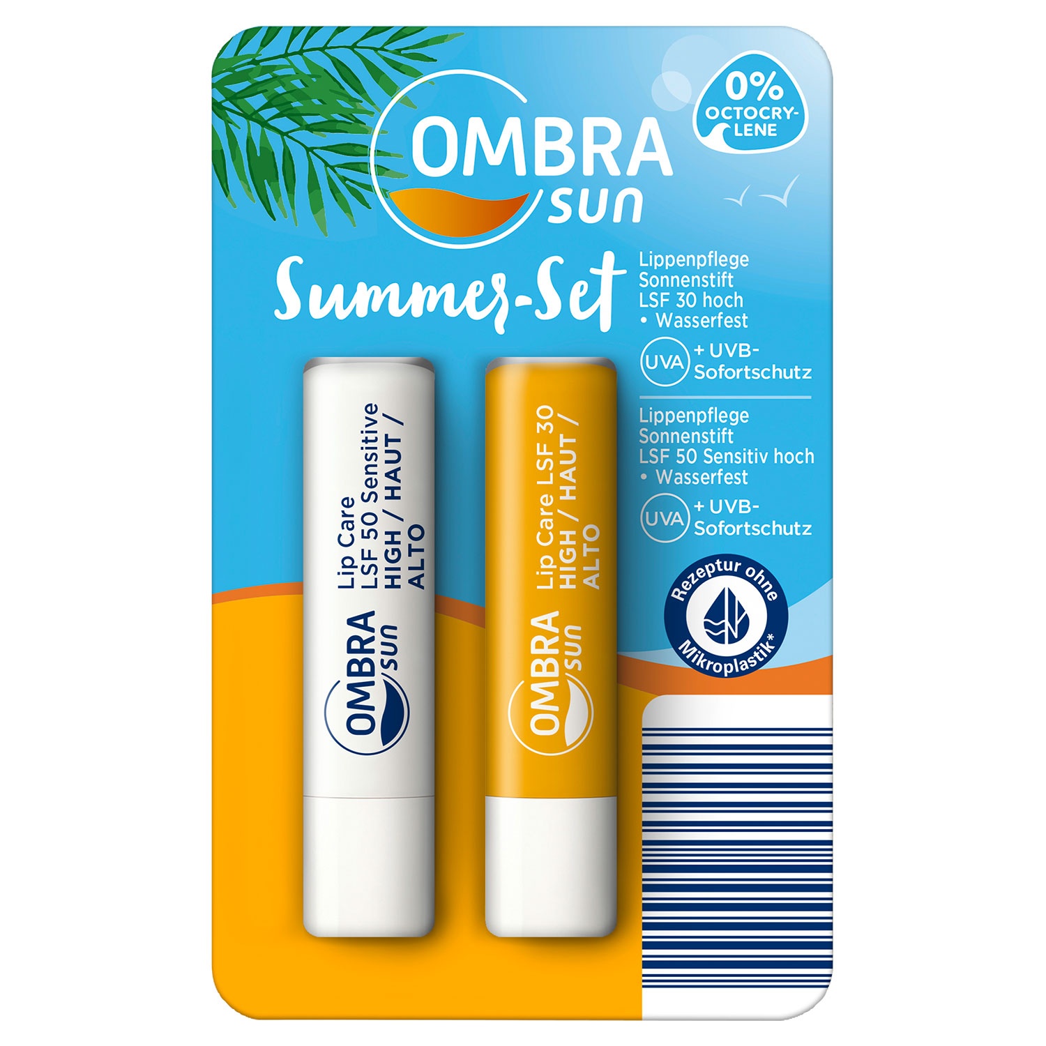 OMBRA SUN Lippenpflege Summer-Set 9,6 g