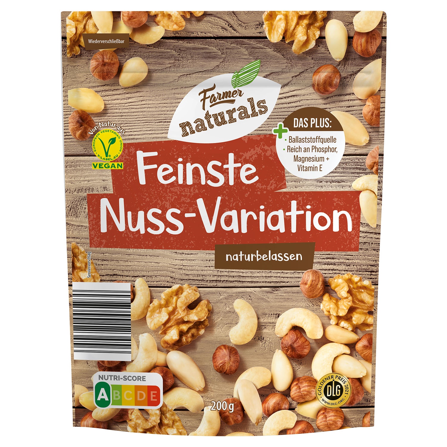 FARMER NATURALS Feinste Nuss-Variation 200 g